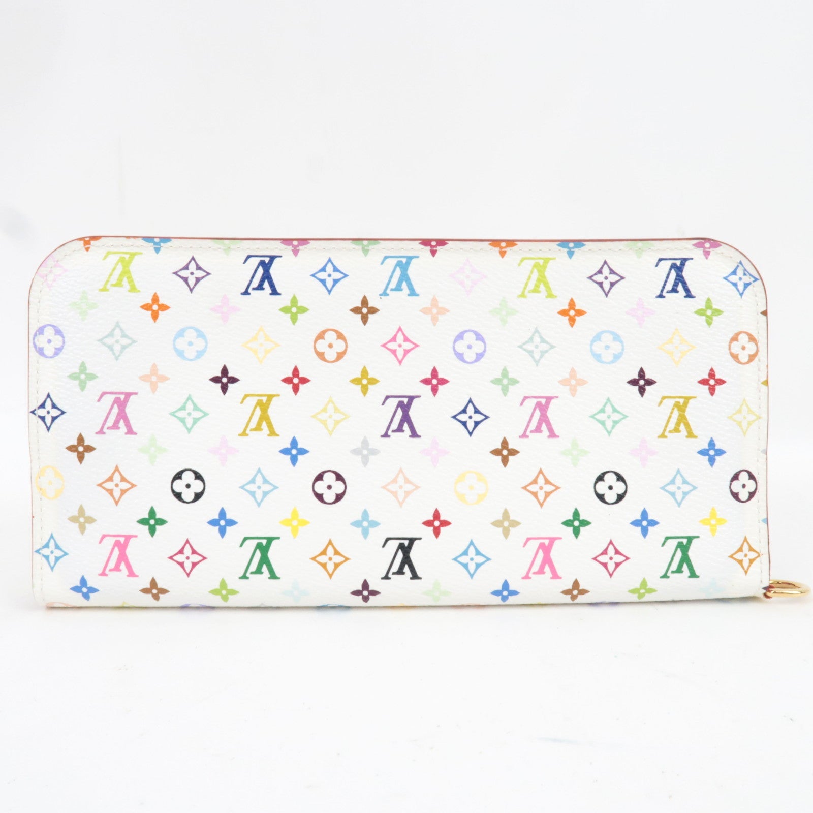 Louis Vuitton Monogram Multicolor Portefeuille Insolite Long Wallet Blanc M93751 CA4141 *Dust bag