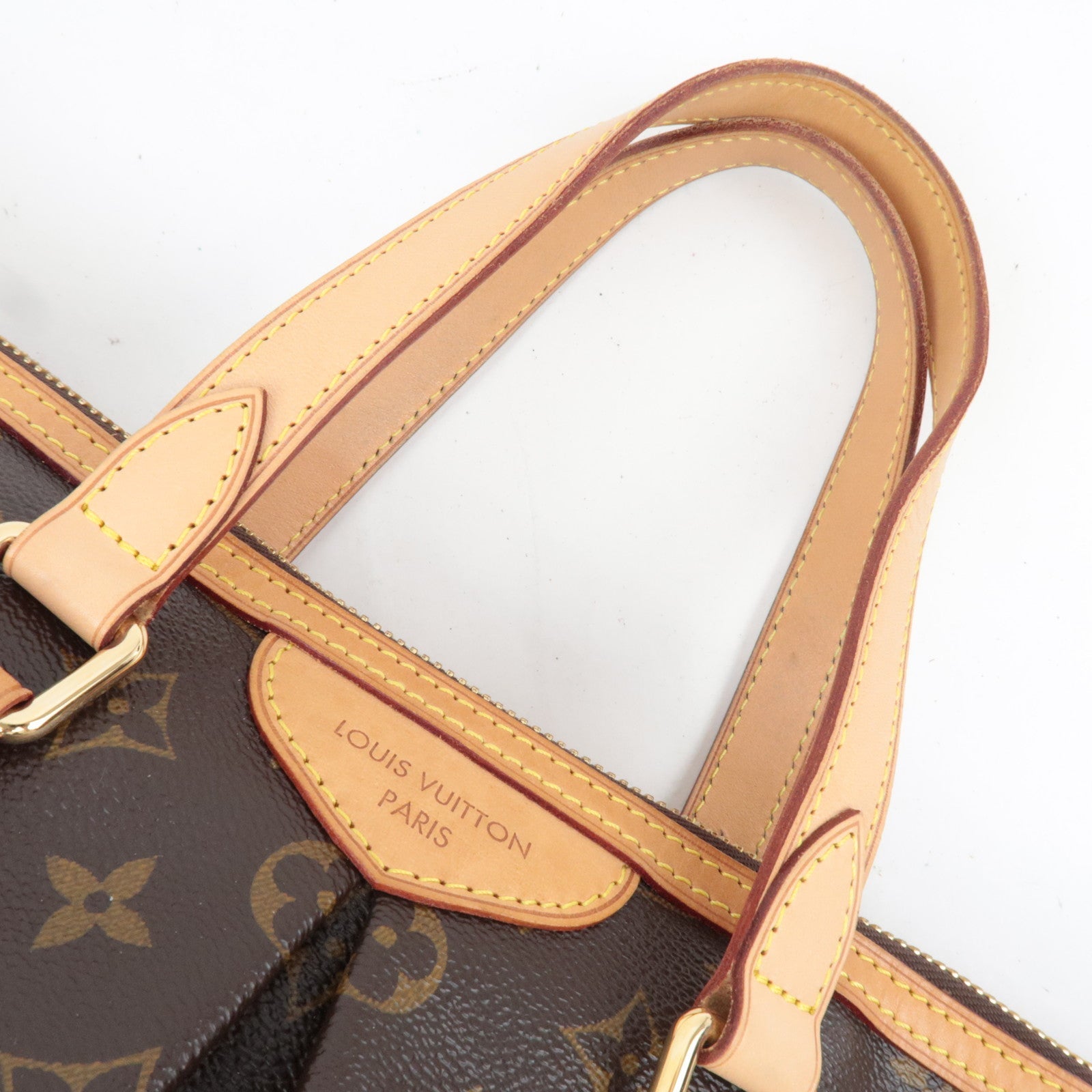 Louis Vuitton Monogram Palermo PM 2Way Handbag M40145 SR4121 *Strap