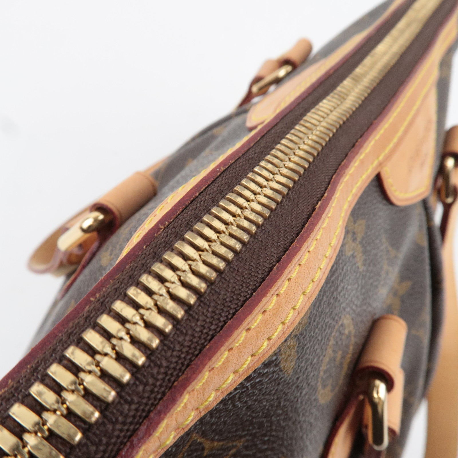 Louis Vuitton Monogram Palermo PM 2Way Handbag M40145 SR4121 *Strap