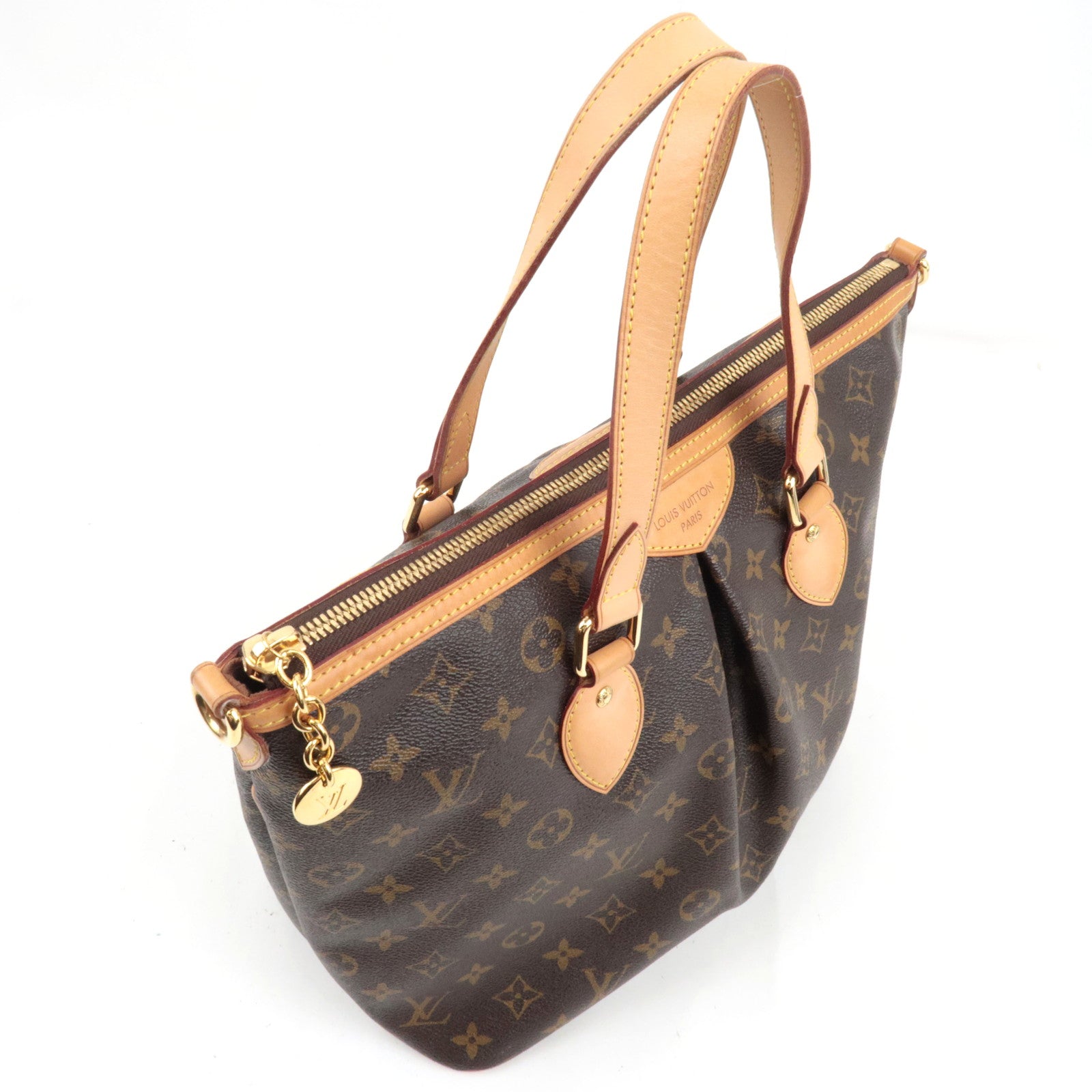 Louis Vuitton Monogram Palermo PM 2Way Handbag M40145 SR4121 *Strap