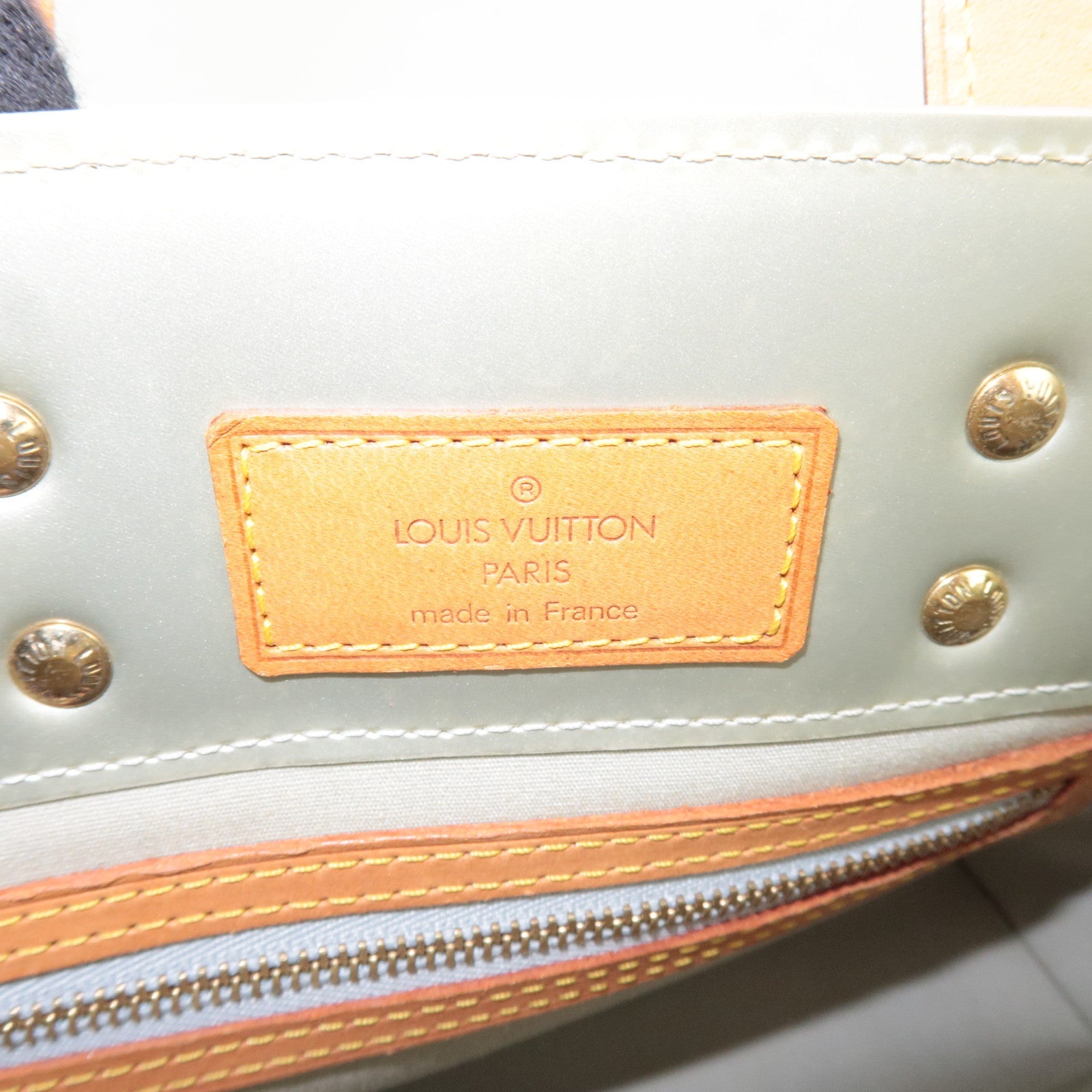 Louis Vuitton Monogram Vernis Reade PM Gris M91145 MI1021