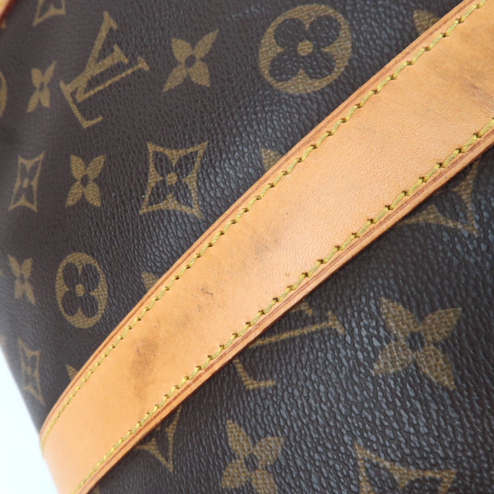 Louis Vuitton Monogram Keepall Bandouliere 55 Travel Bag M41414 MB0011 *Strap, Name tag, Poignet