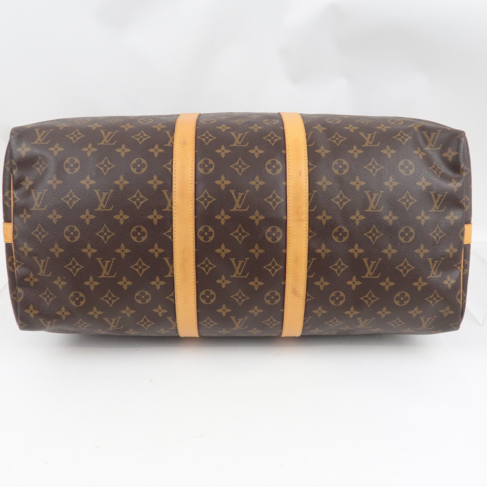 Louis Vuitton Monogram Keepall Bandouliere 55 Travel Bag M41414 MB0011 *Strap, Name tag, Poignet