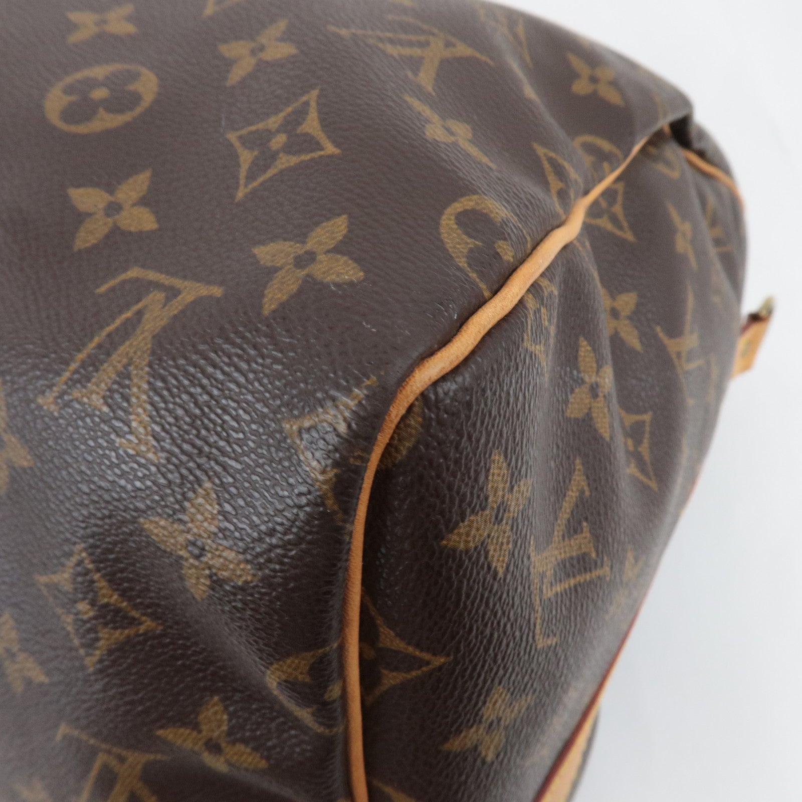 Louis Vuitton Monogram Keepall Bandouliere 55 Travel Bag M41414 MB0011 *Strap, Name tag, Poignet