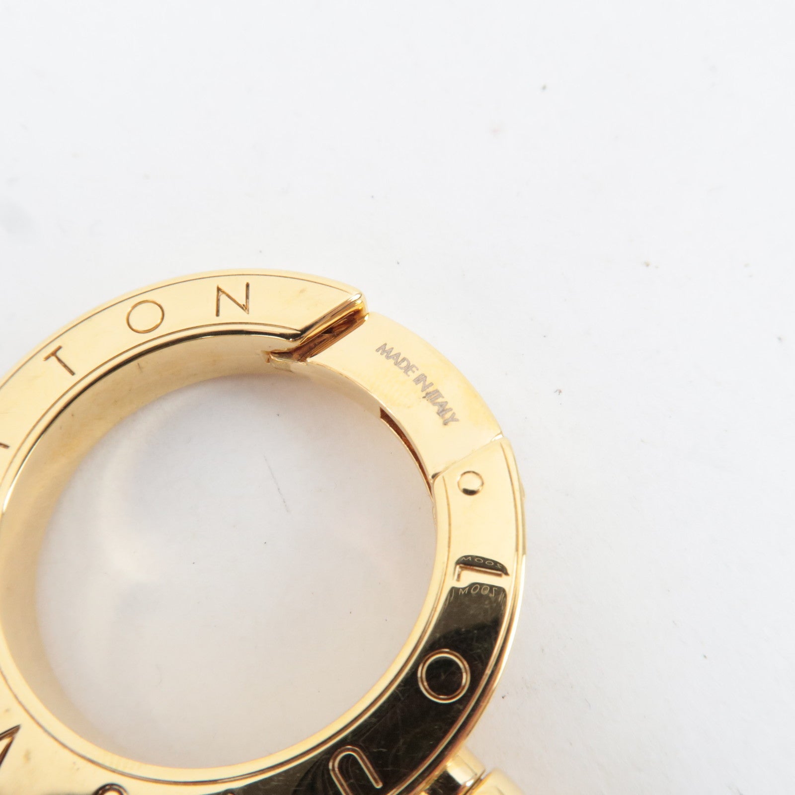 Louis Vuitton Porte Cles Swing Fringe Bag Charm Metal Gold M65215 CX0114