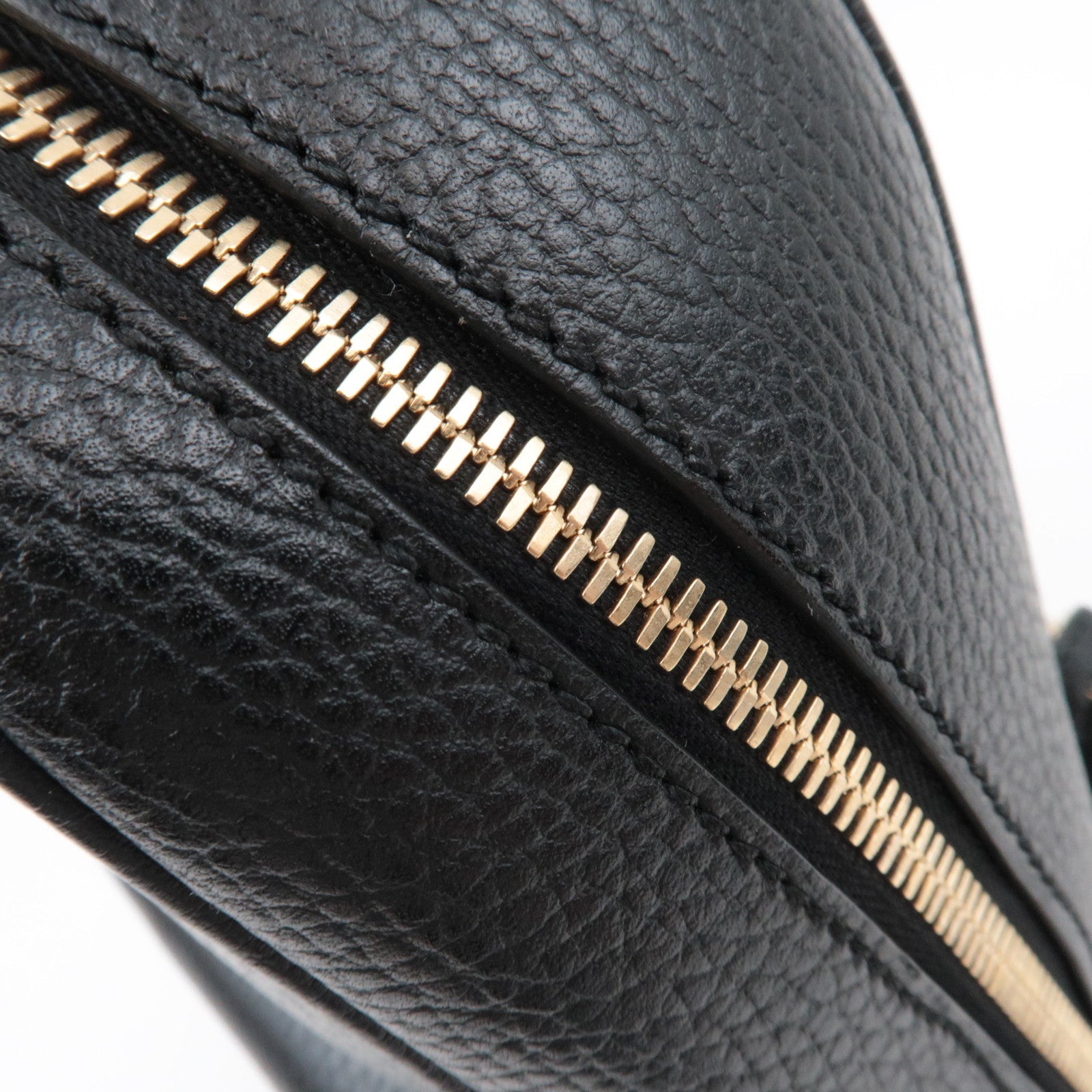 GUCCI Soho Interlocking G Backpack Leather Black 536192 *Dust bag