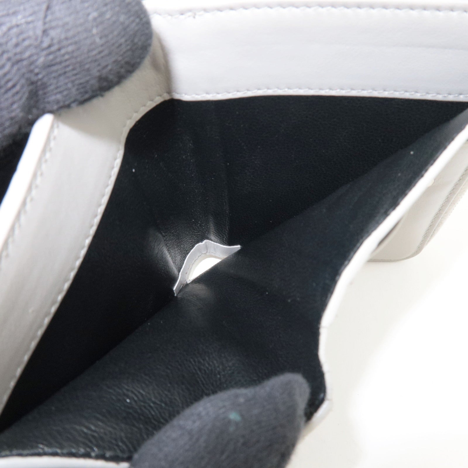 Saint Laurent Cassandre Bifold Wallet Leather Gray Silver HDW 403964