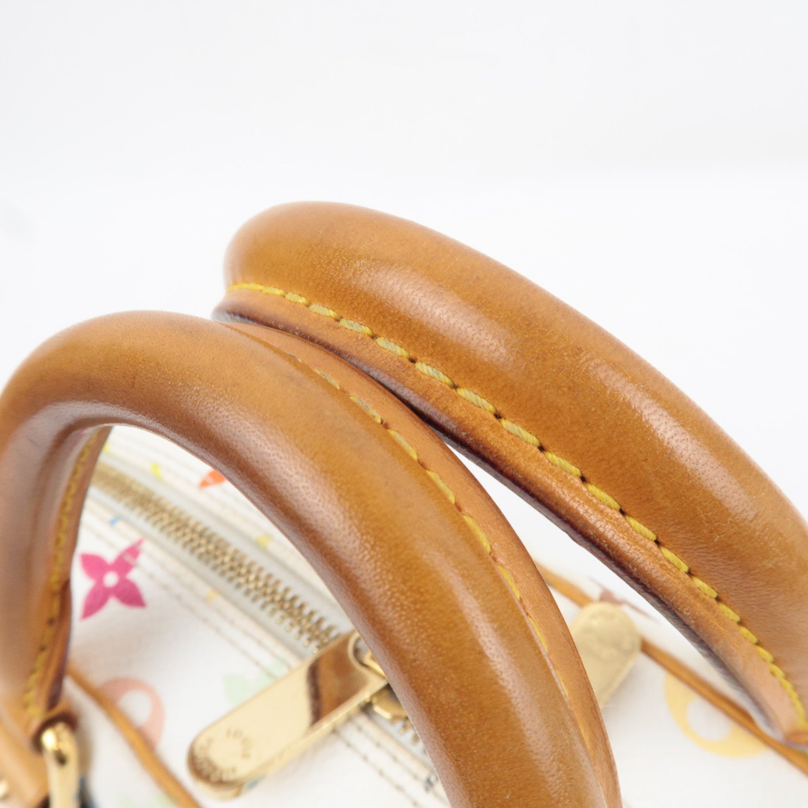 Louis Vuitton Monogram Multicolore Trouville Handbag Blanc M92663 SD0045