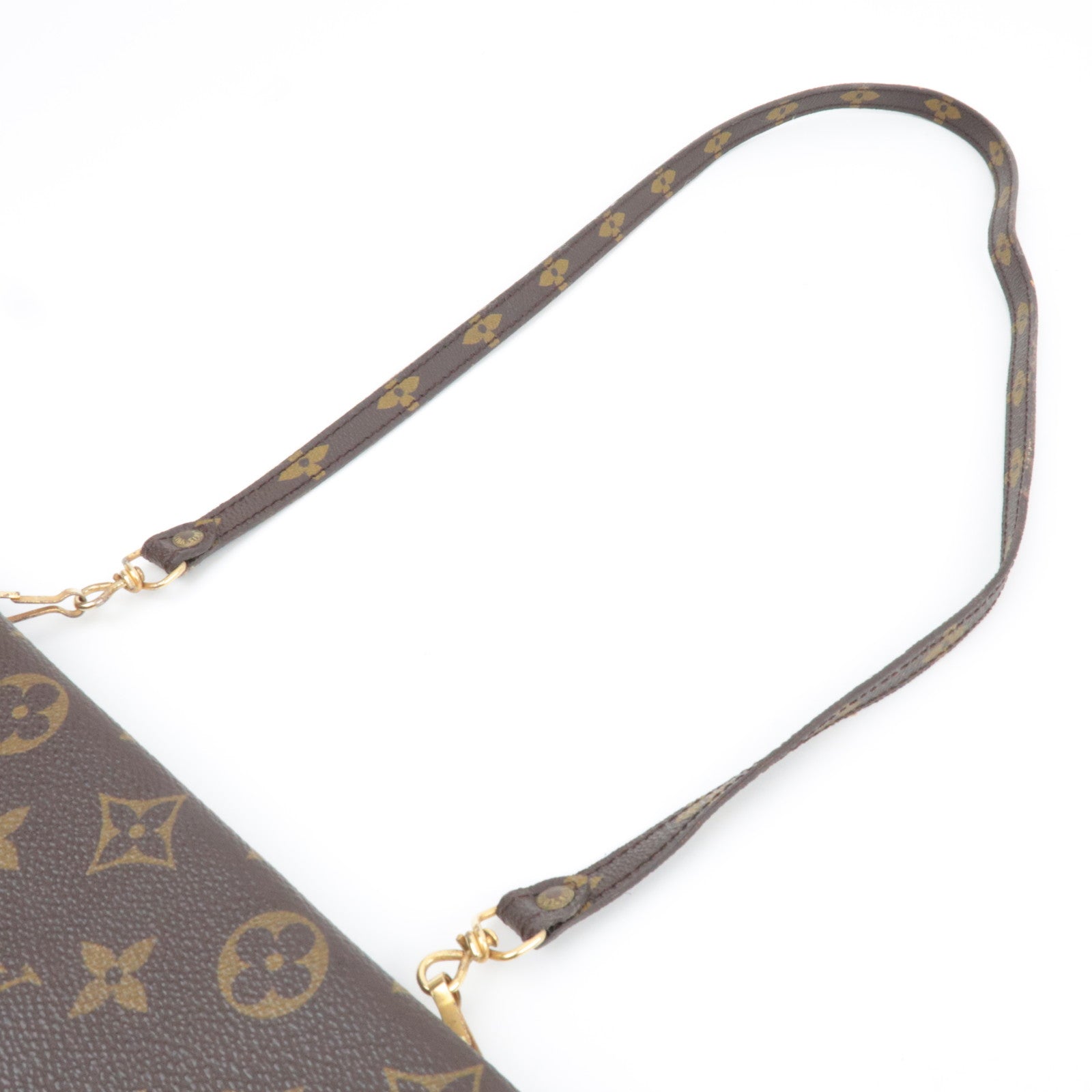 Louis Vuitton Monogram Double Rabbat Shoulder Bag M51815