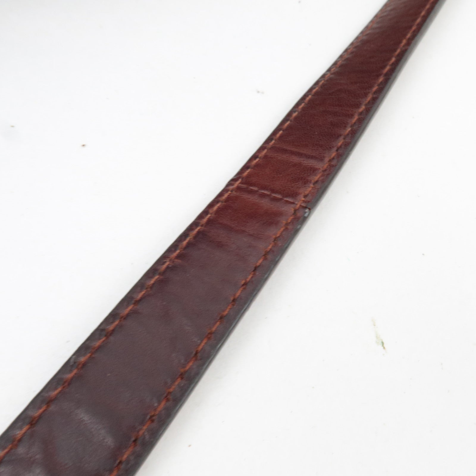 Saint Laurent Monogram Shoulder Bag PVC Leather Brown 667490