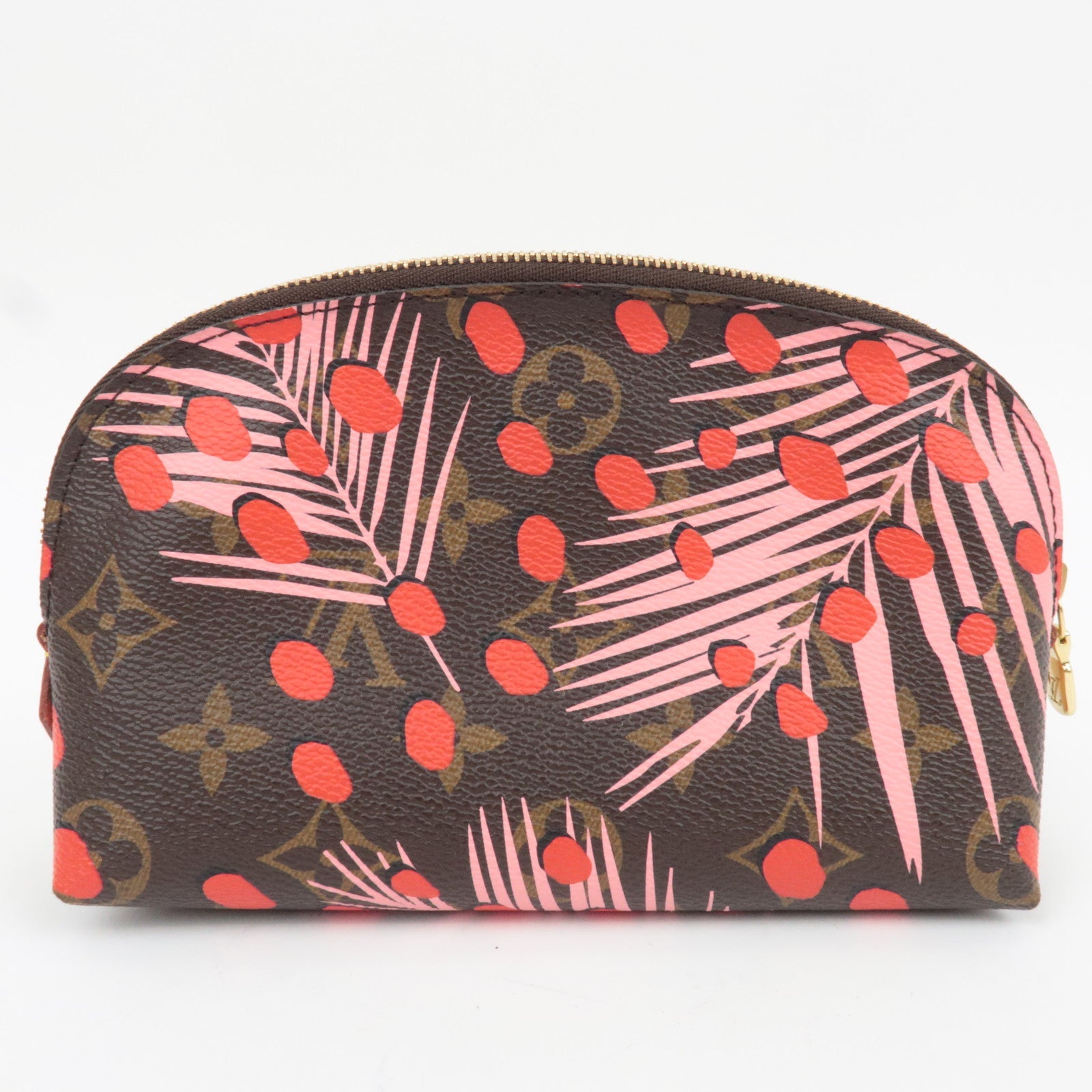 Louis Vuitton Monogram Jungle Dot Pochette Cosmetic M41425 SR1116 *Dust bag