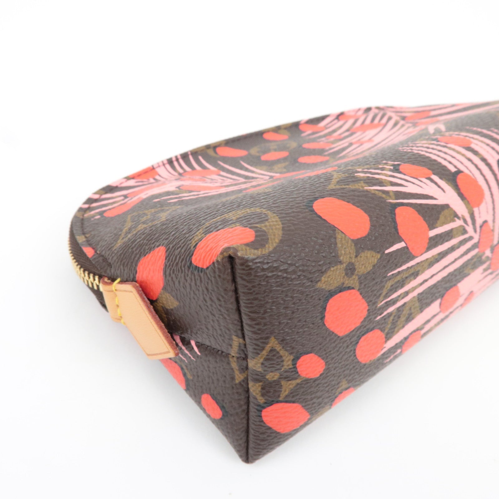 Louis Vuitton Monogram Jungle Dot Pochette Cosmetic M41425 SR1116 *Dust bag