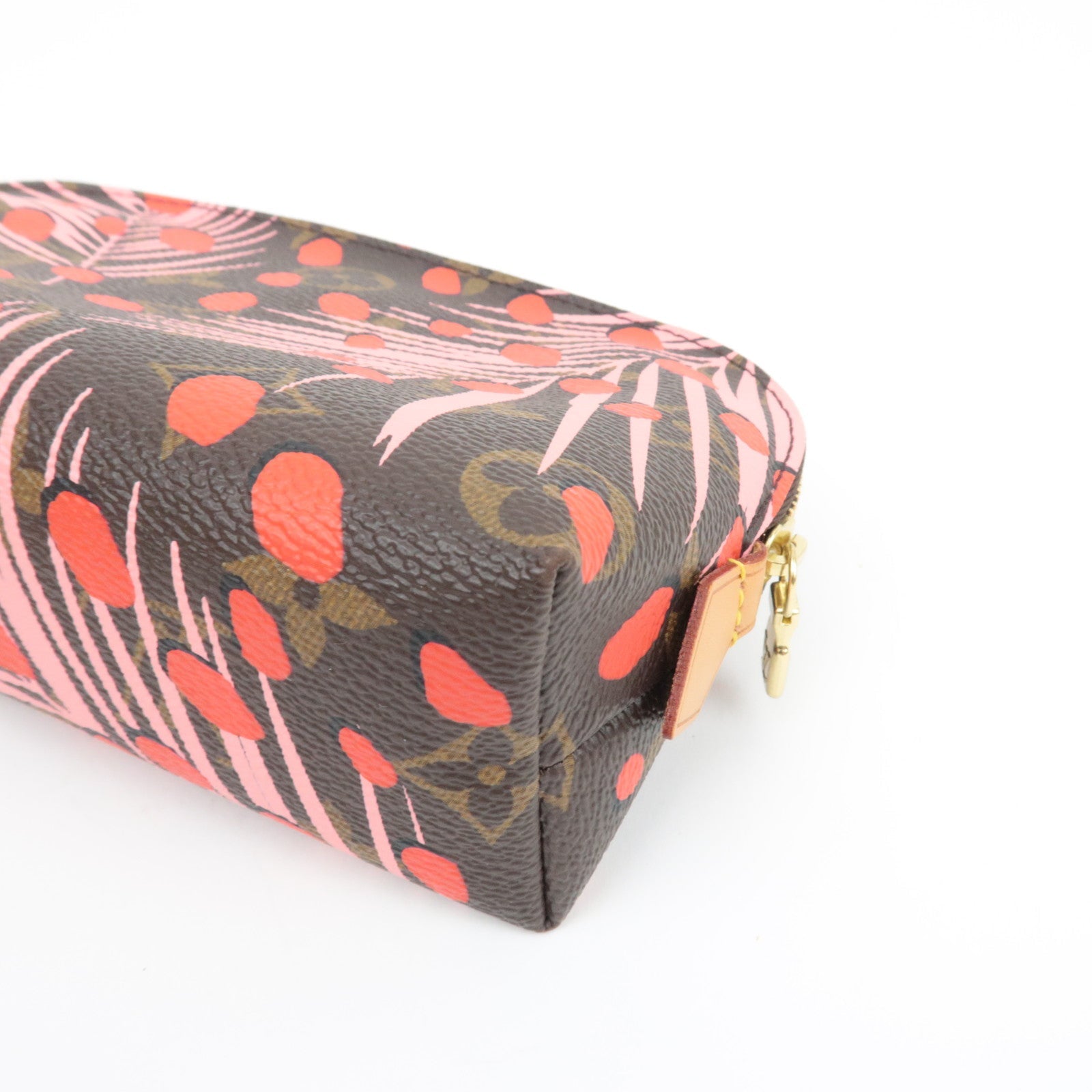 Louis Vuitton Monogram Jungle Dot Pochette Cosmetic M41425 SR1116 *Dust bag