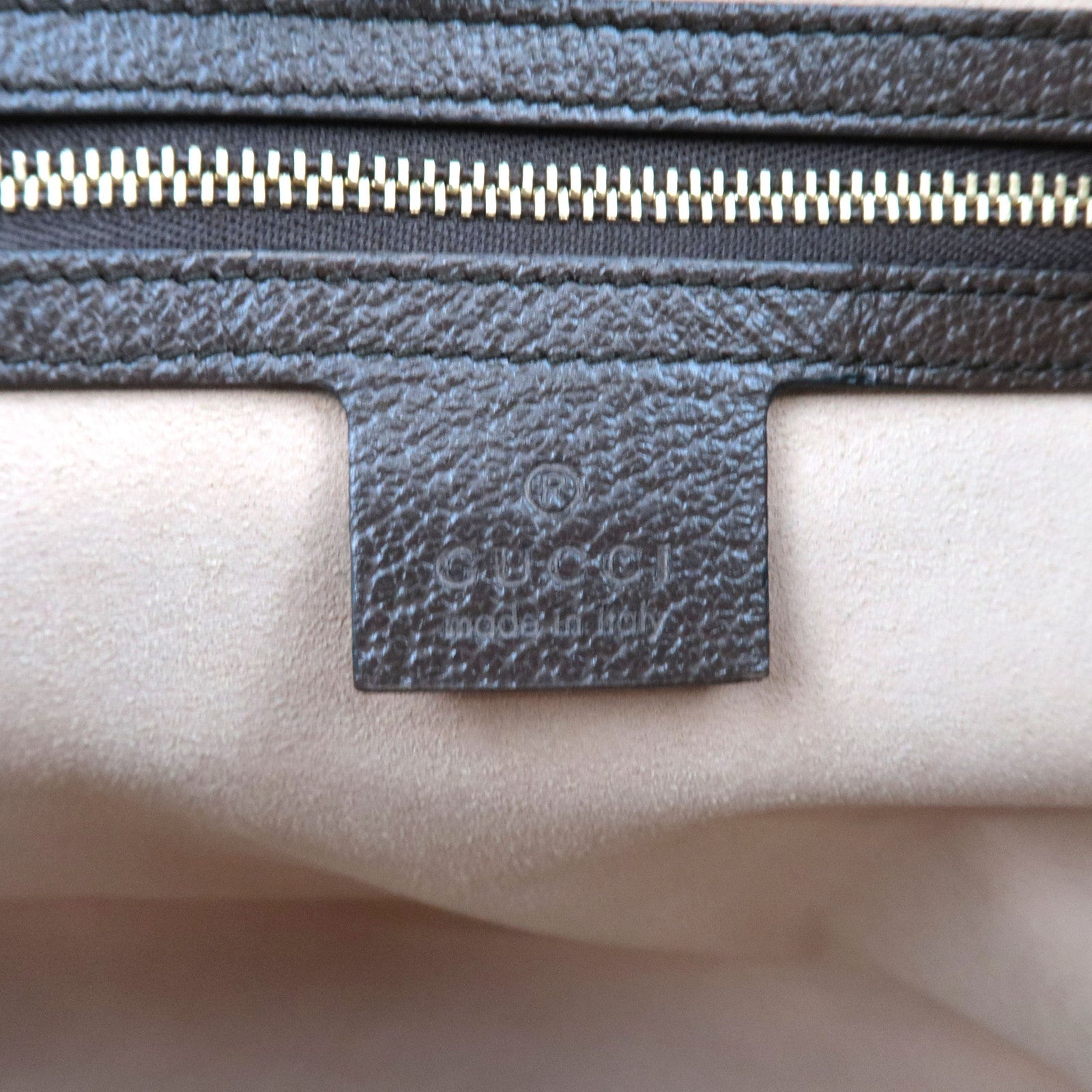 GUCCI Sherry Ophidia Medium Tote Bag GG Supreme Leather Beige Brown 631685