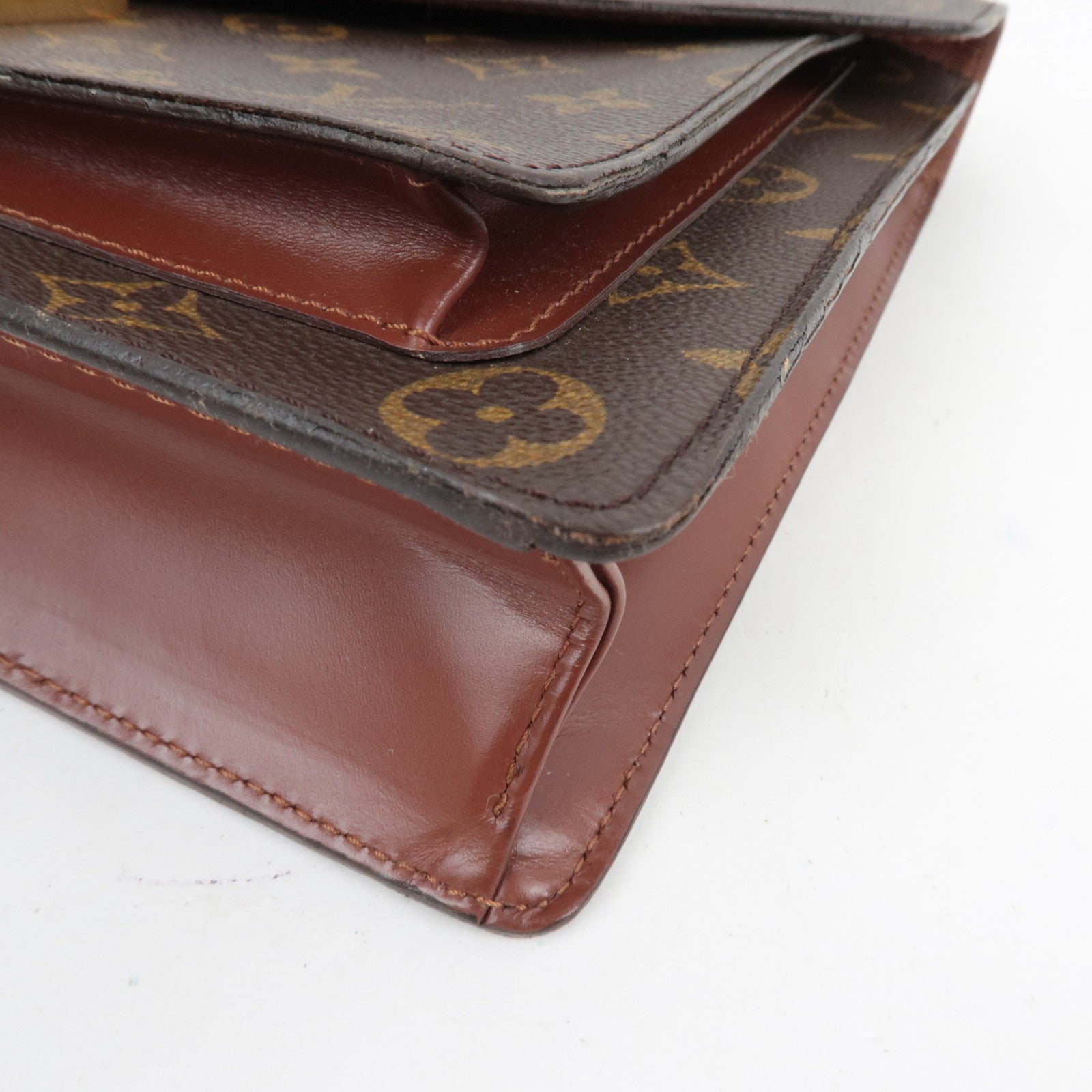 Louis Vuitton Monogram Monceau 2Way Handbag M51185 A20954 *Strap, Key