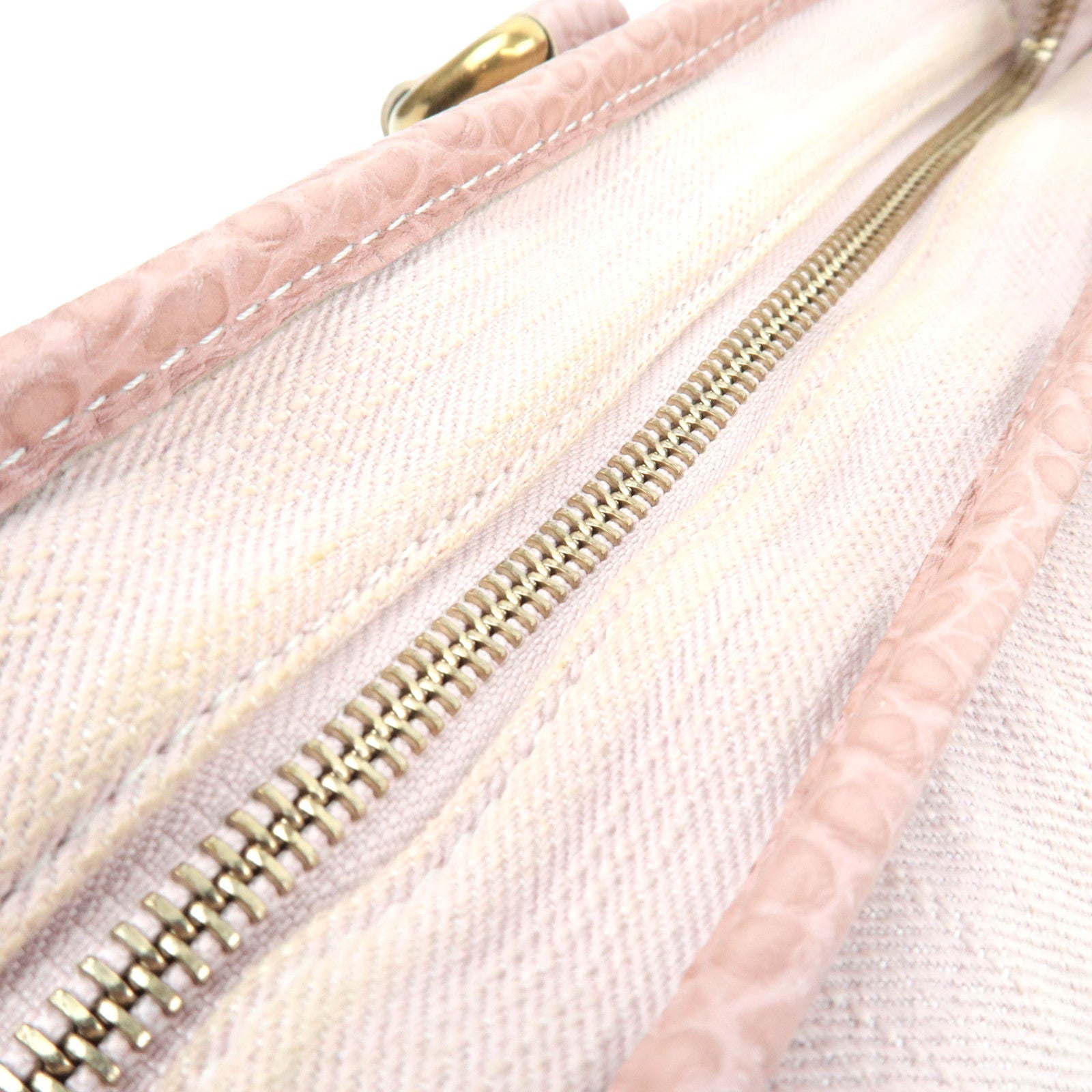 Louis Vuitton Monogram Denim Neo Cabby MM 2Way Handbag Rose M95836 TH0089 *Strap