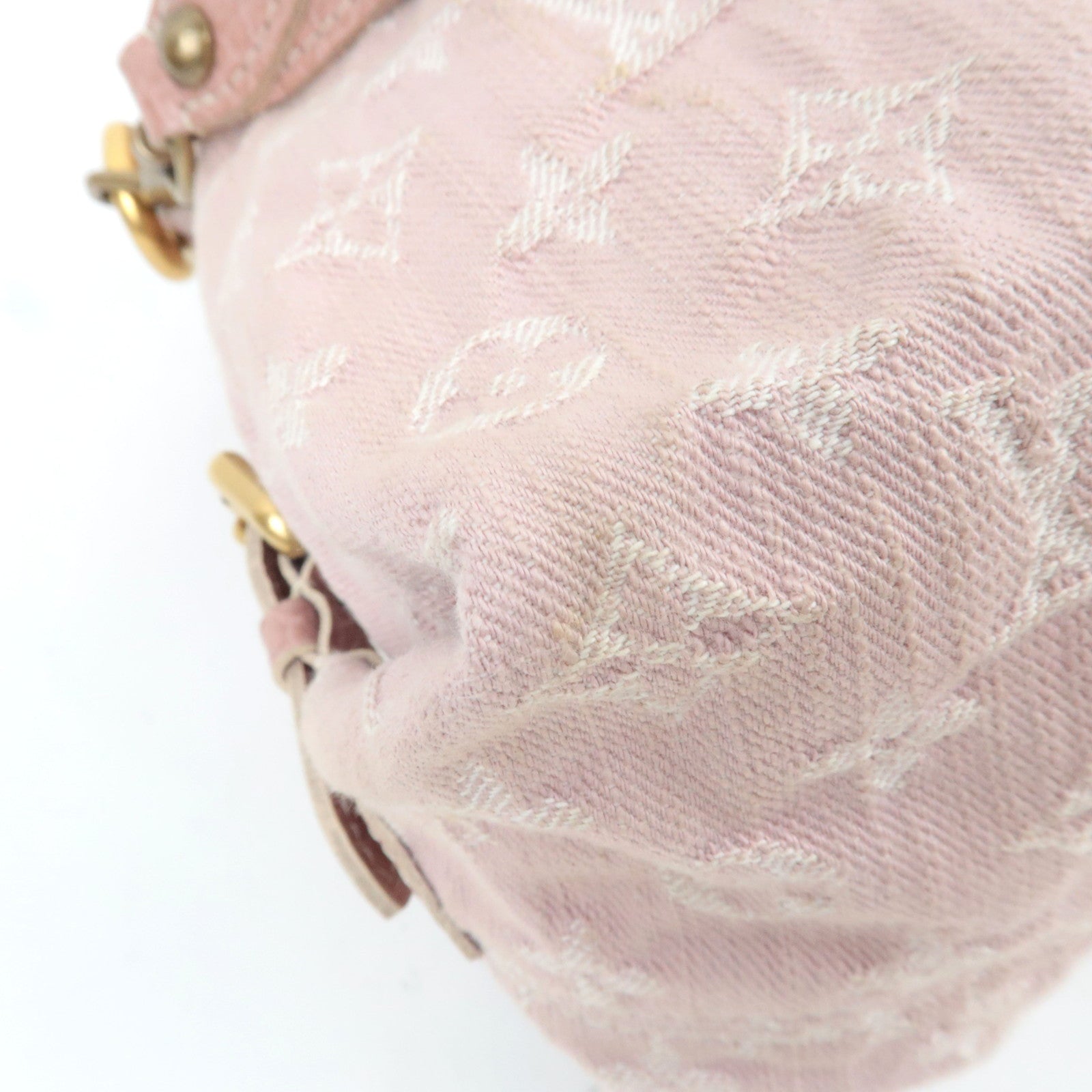 Louis Vuitton Monogram Denim Neo Cabby MM 2Way Handbag Rose M95836 TH0089 *Strap