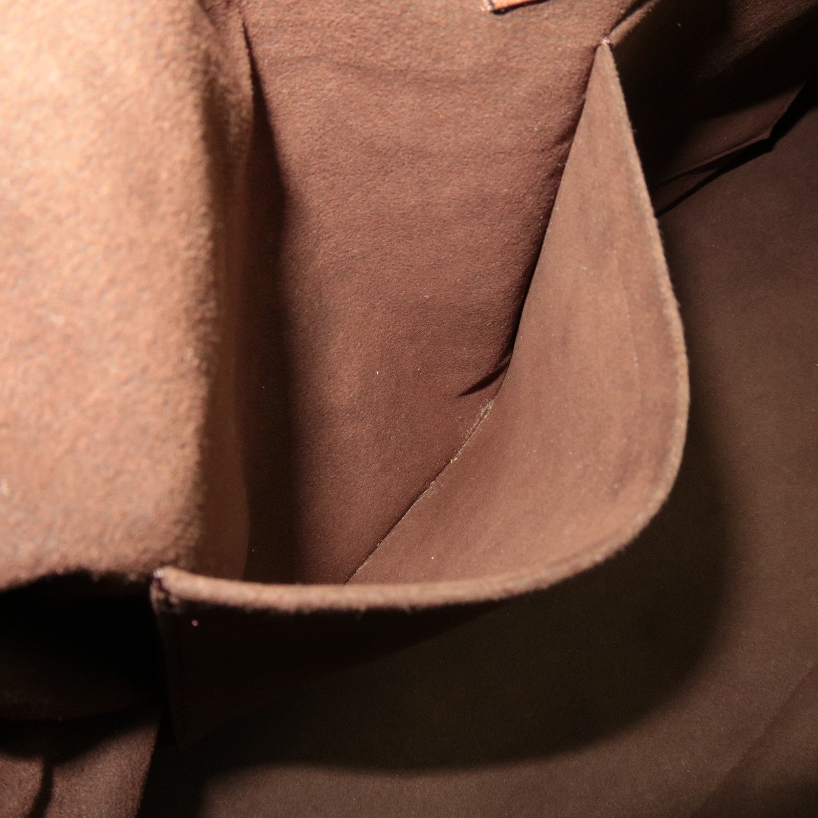 Louis Vuitton Monogram Mahina Lunar GM Shoulder Bag Acajou M95970 TH2099 *Dust bag