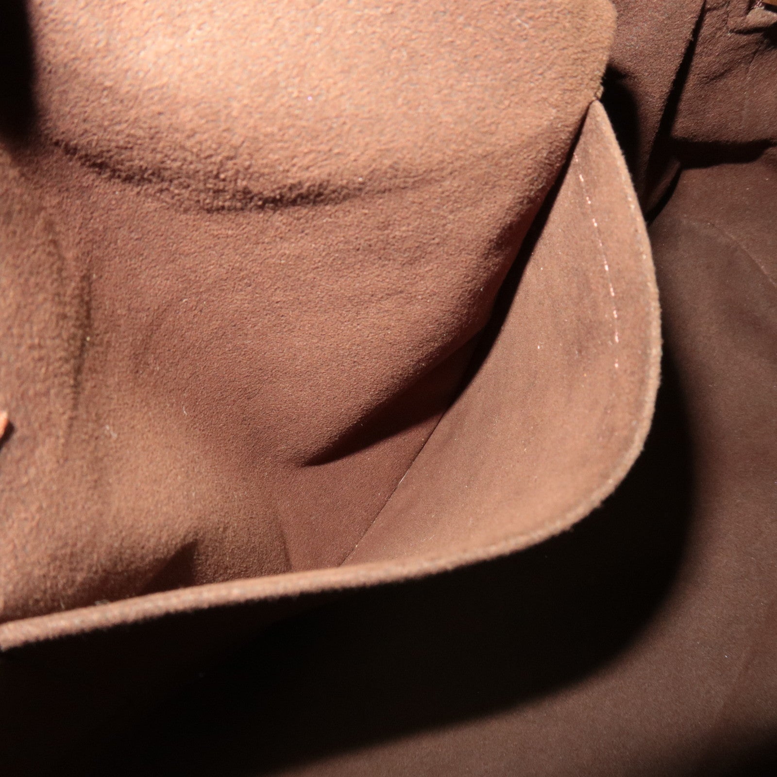 Louis Vuitton Monogram Mahina Lunar GM Shoulder Bag Acajou M95970 TH2099 *Dust bag