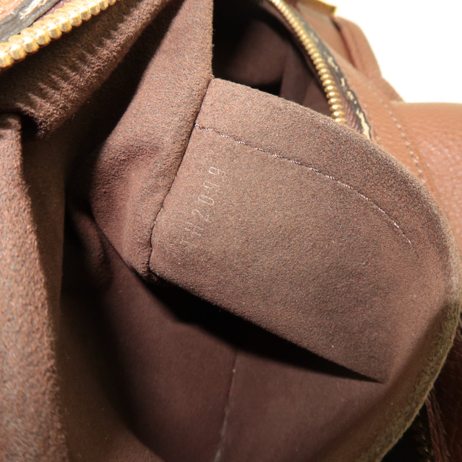 Louis Vuitton Monogram Mahina Lunar GM Shoulder Bag Acajou M95970 TH2099 *Dust bag