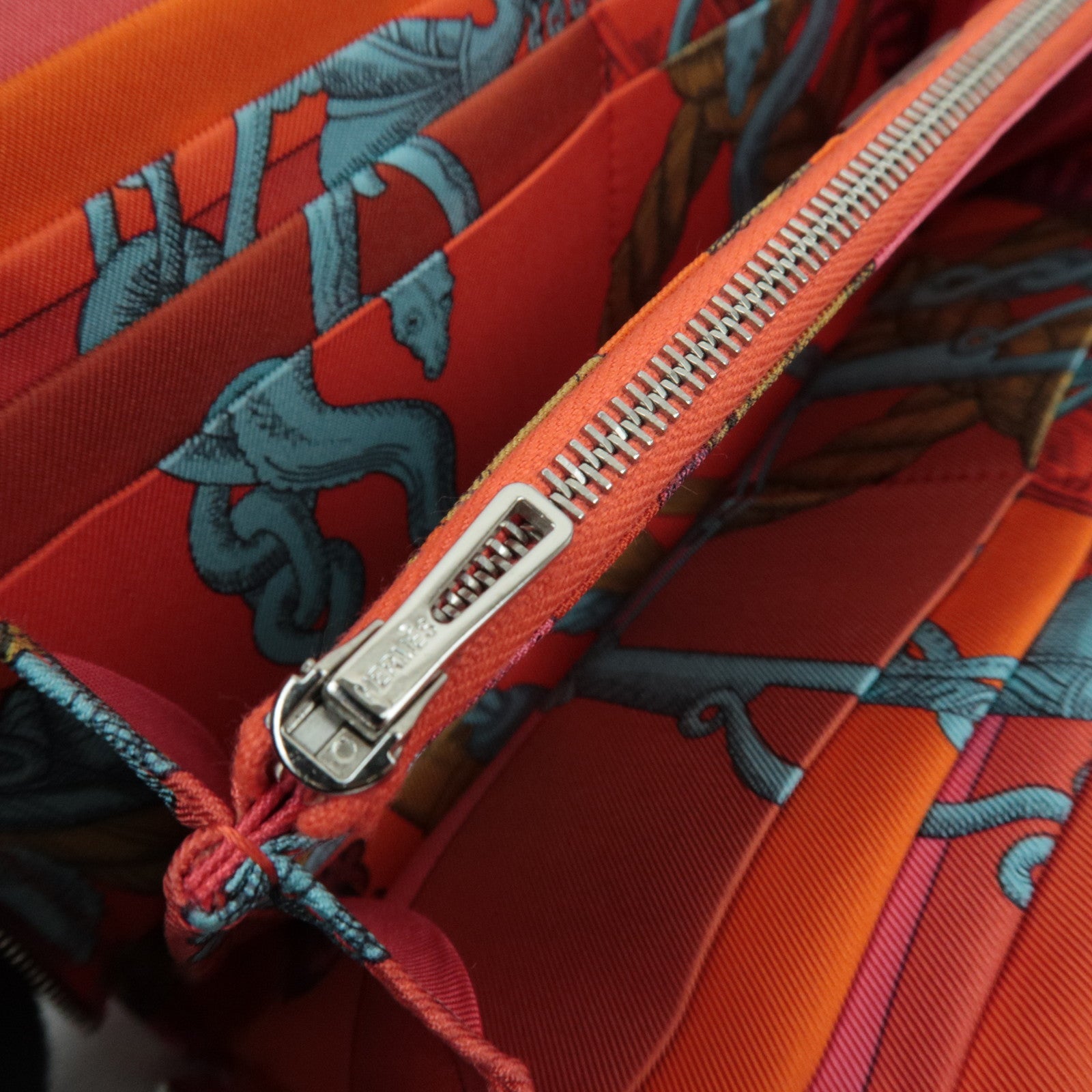 HERMES Azap Silkin Long Wallet X Mark (2016) Veau Epsom Rose Azalea *Box