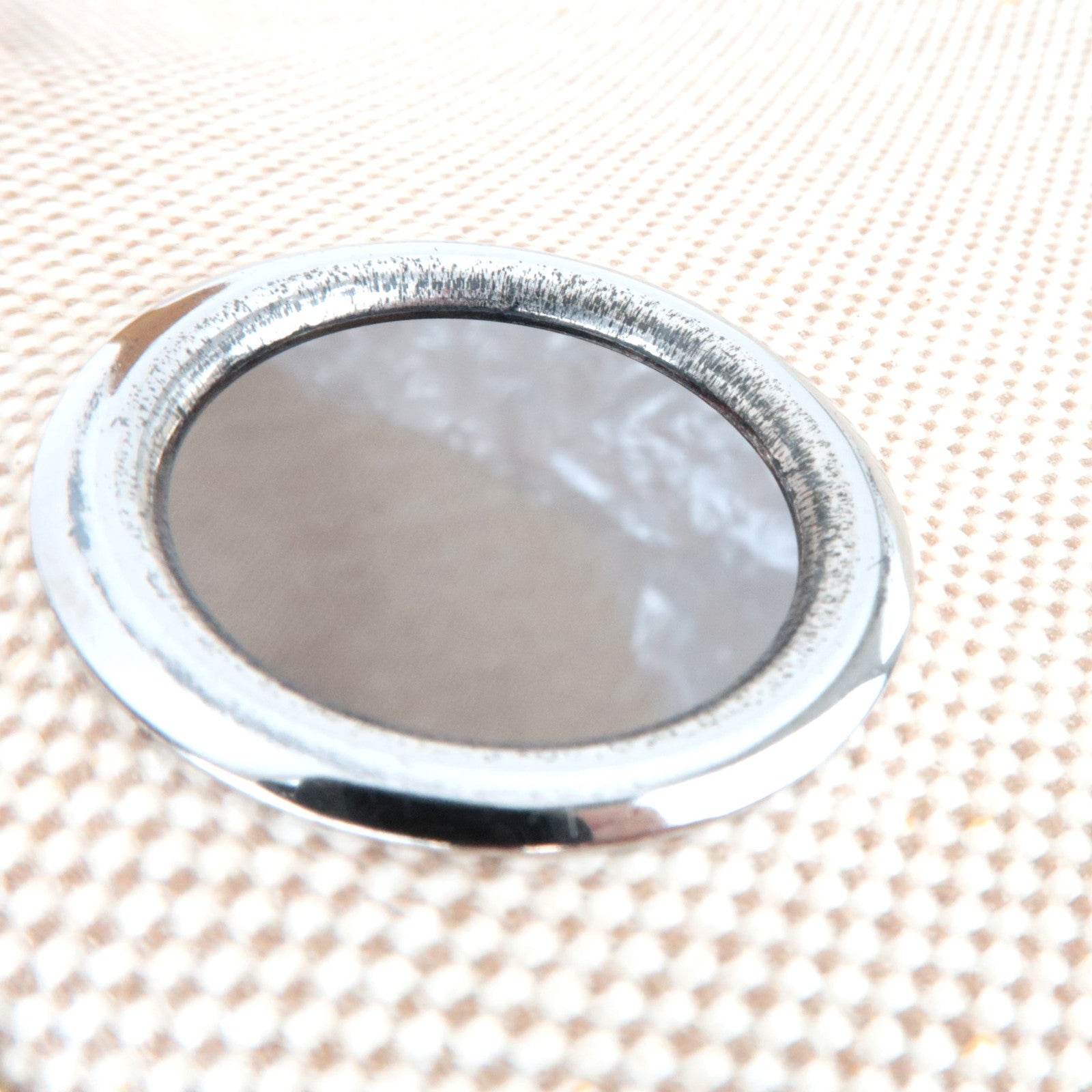 HERMES Her Bag MM □C Stamp (1999) Toile H Leather Beige Brown *Box, Dust bag, Clochette, Key Lock, Spare bag