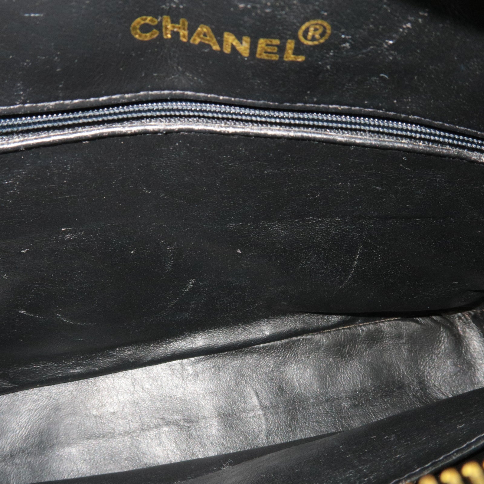 CHANEL Matelasse Diana Bijoux Chain Shoulder Bag Caviar Skin Black Gold HDW 2972953 *Dust bag