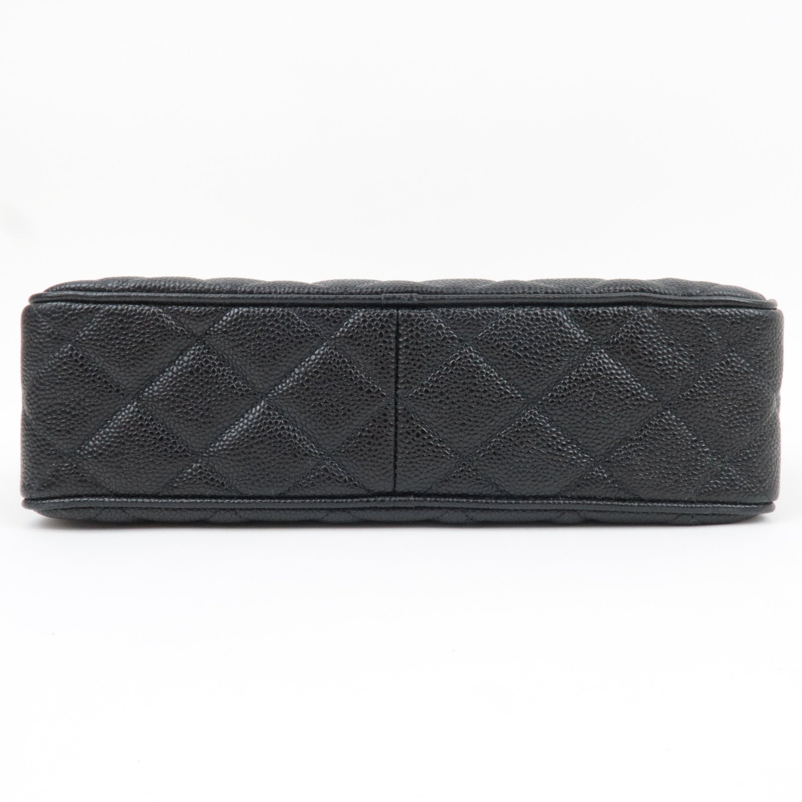 CHANEL Matelasse Diana Bijoux Chain Shoulder Bag Caviar Skin Black Gold HDW 2972953 *Dust bag