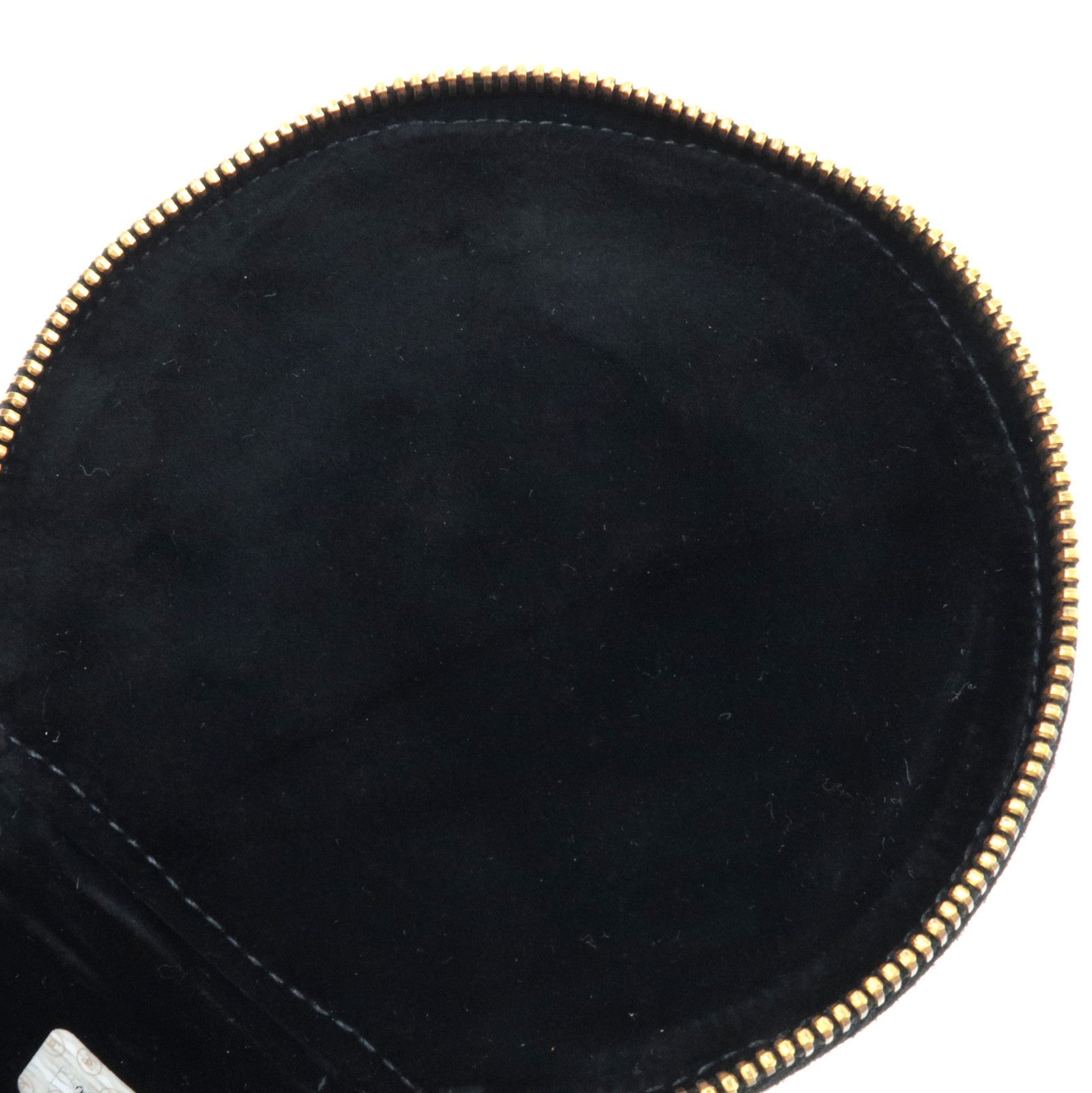 CHANEL Cocomark Jewelry Case Lambskin Black Gold HDW 2982376 *Cushion, Ring holder