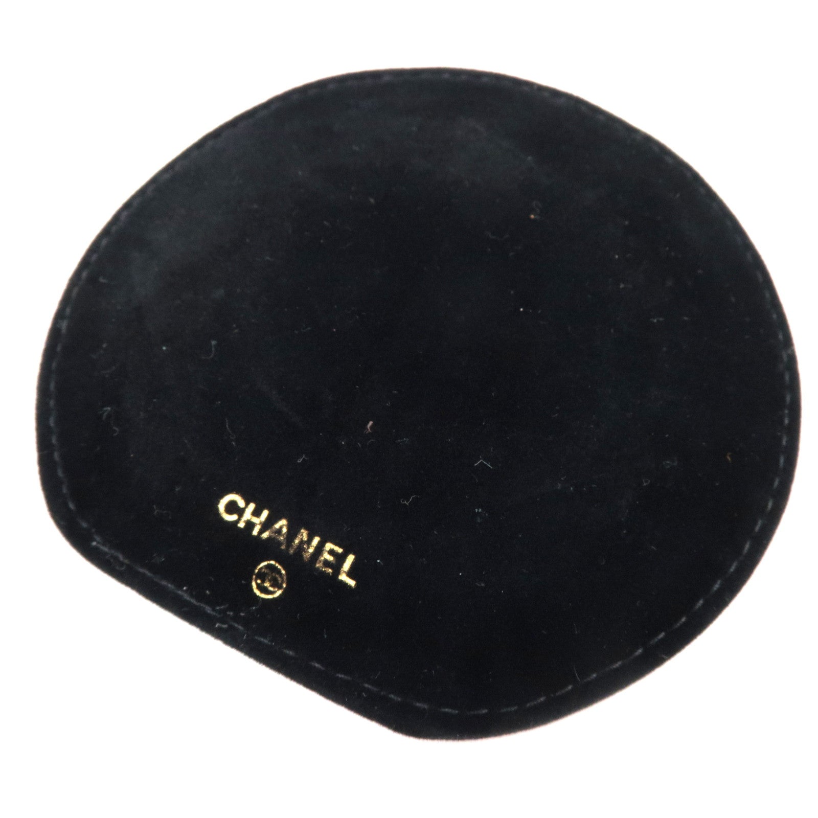 CHANEL Cocomark Jewelry Case Lambskin Black Gold HDW 2982376 *Cushion, Ring holder