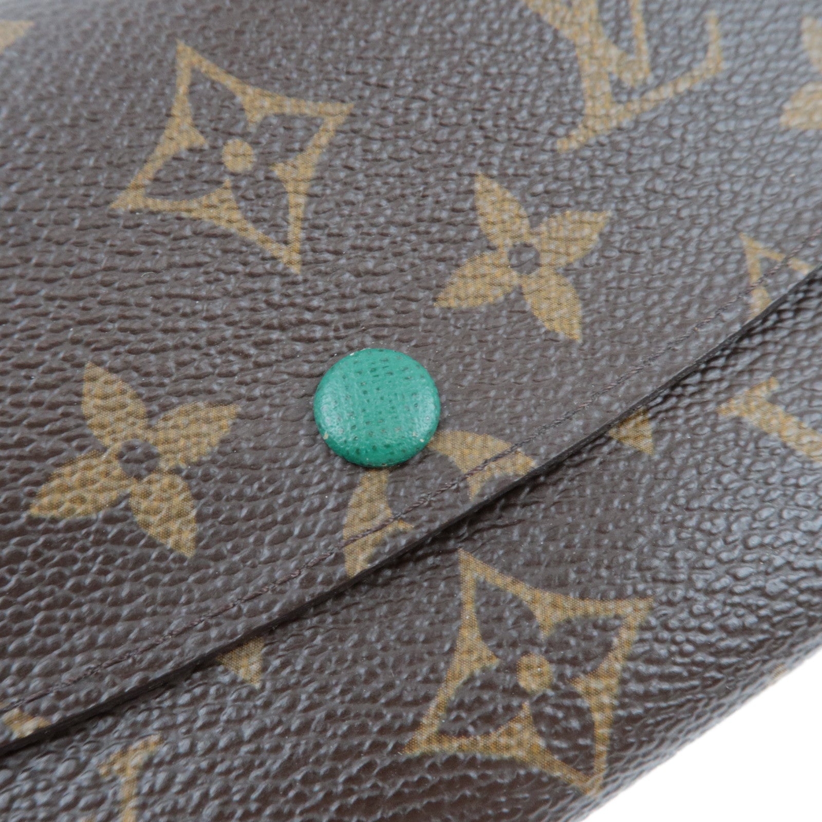 Louis Vuitton Monogram Portefeuille Emily Long Wallet Vert M60137 CA4089 *Box, Dust bag
