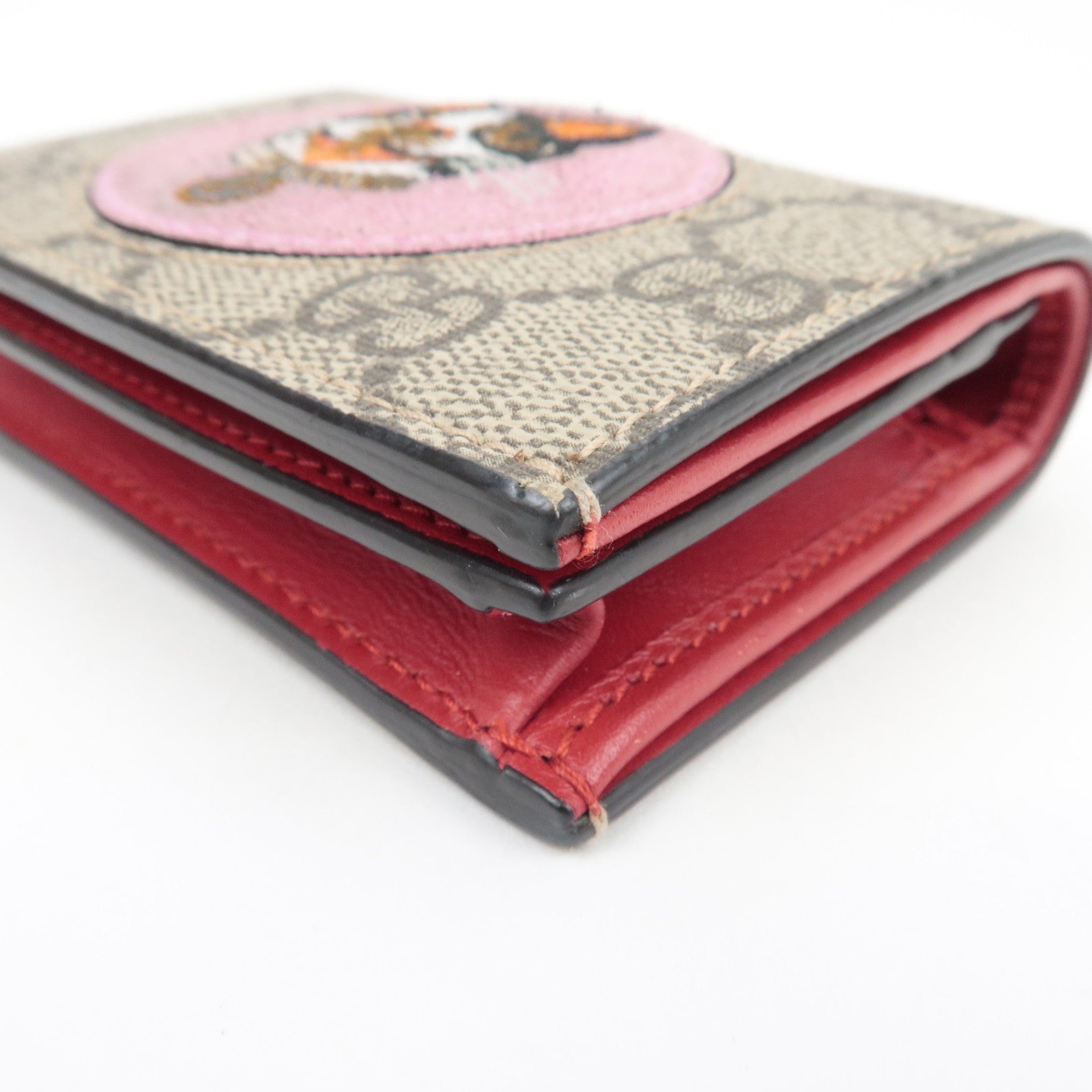 GUCCI GG Supreme Bosco Bifold Wallet GG Supreme Beige 506277 *Box, Dust bag