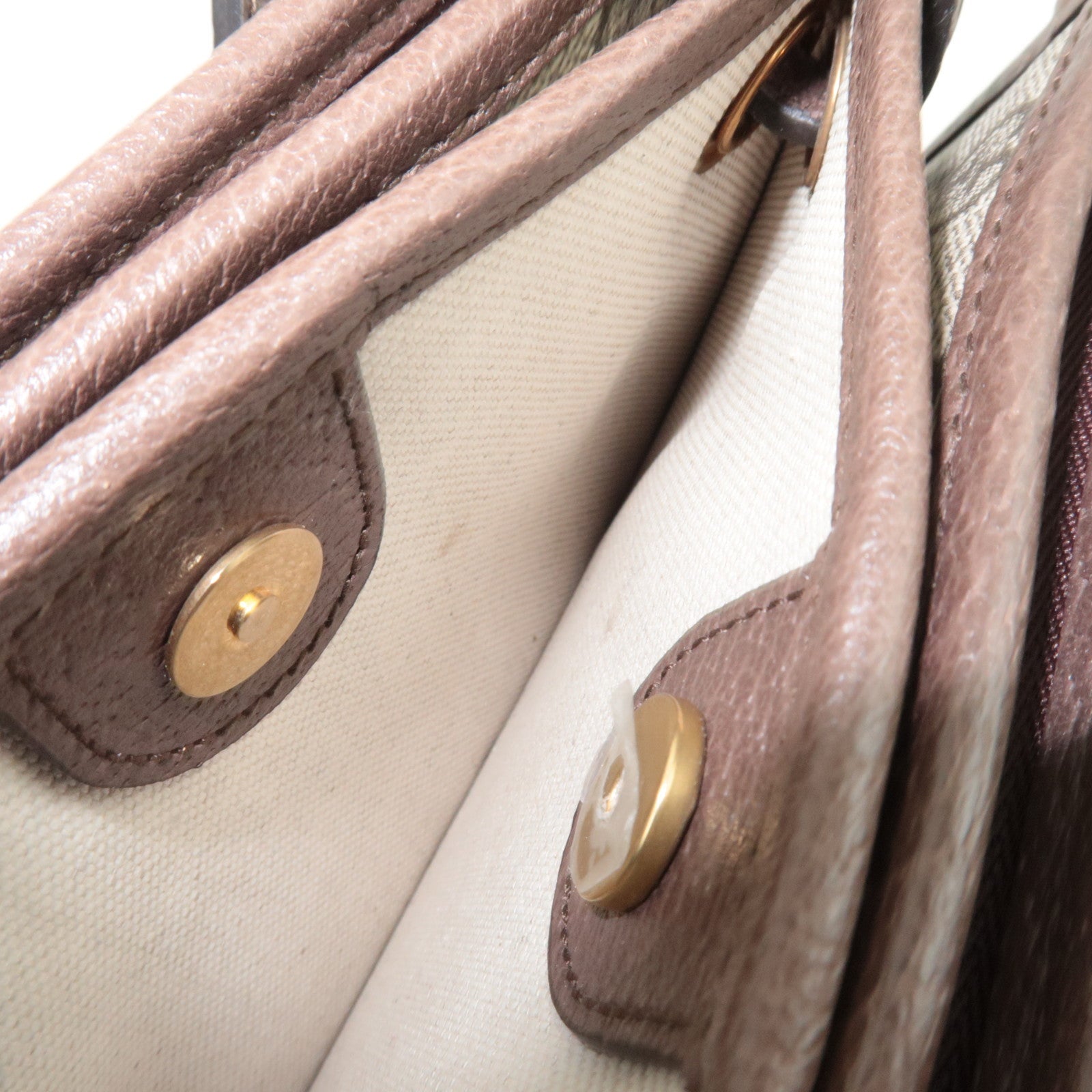 GUCCI Sherry Ophidia Shoulder Bag GG Supreme Leather Beige Brown 625753  *Dust bag