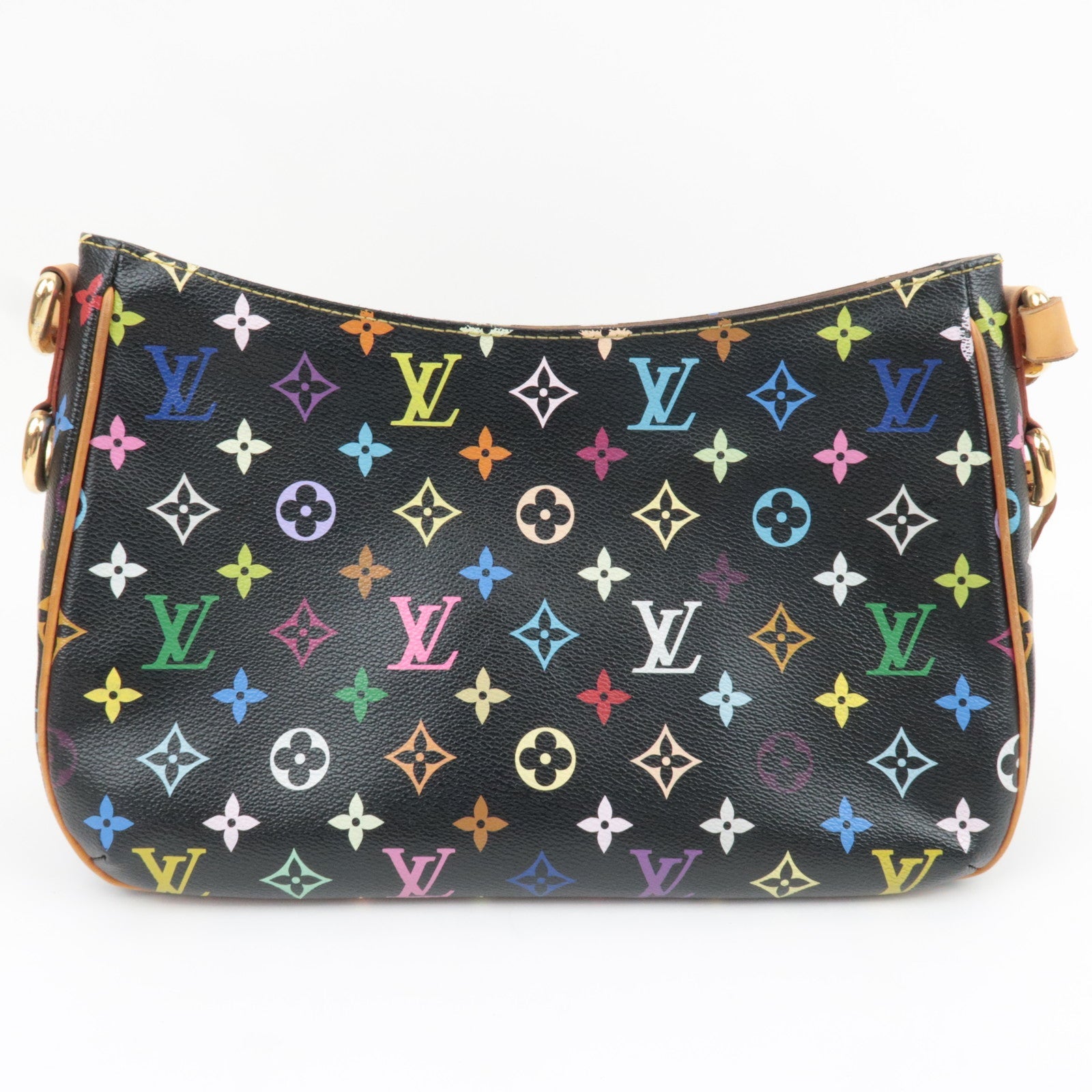 Louis Vuitton Monogram Multicolor Lodge GM Shoulder Bag Noir M40052 FL1015 *Name tag