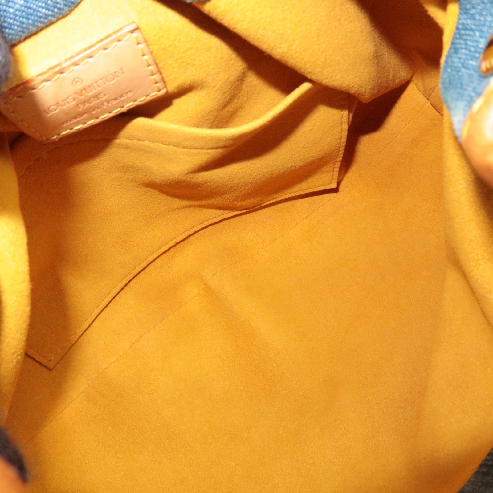 Louis Vuitton Monogram Denim Pleaty Handbag M95020 VI0085