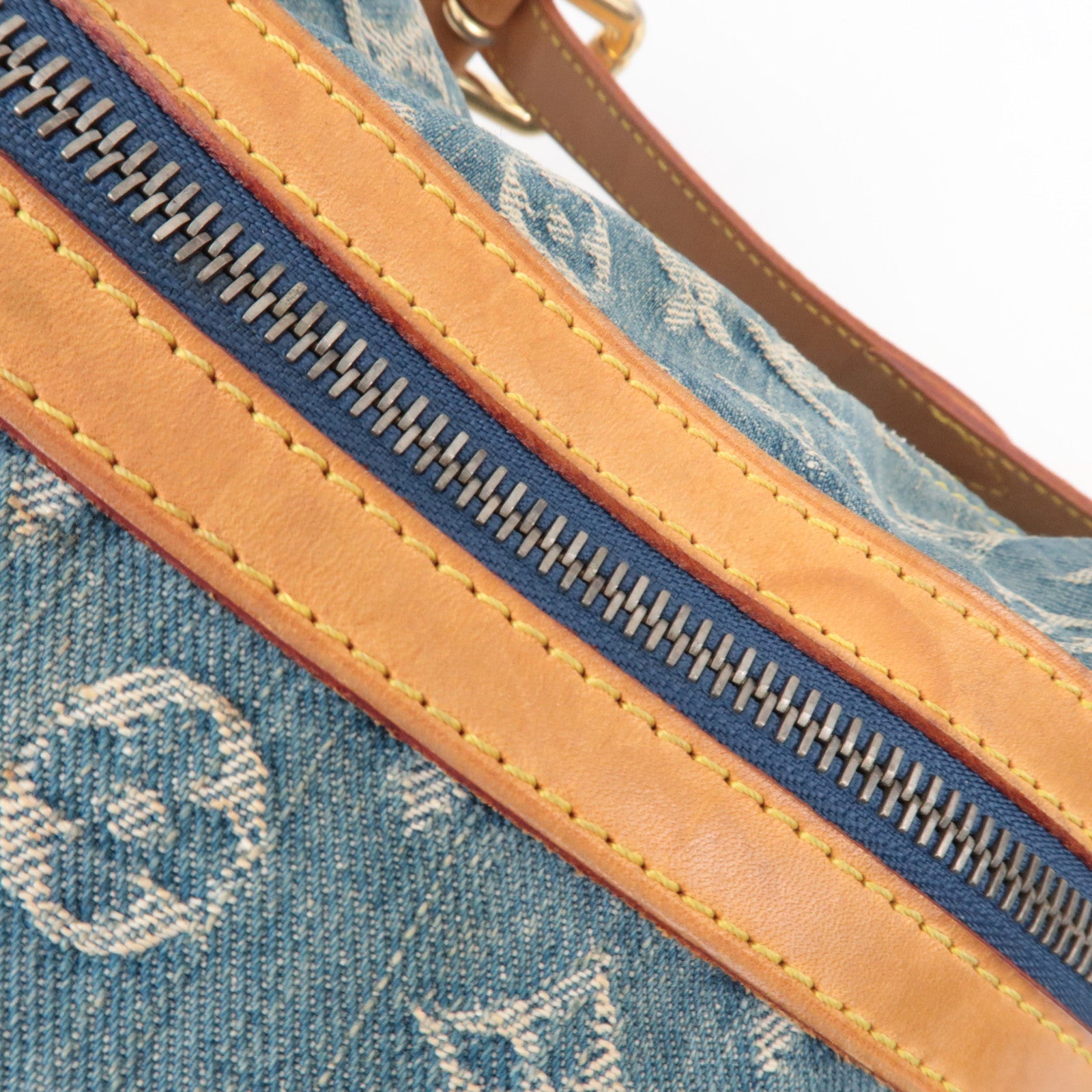 Louis Vuitton Monogram Denim Baggy GM Shoulder Bag M95048 SR1015 *Long strap, Dust bag