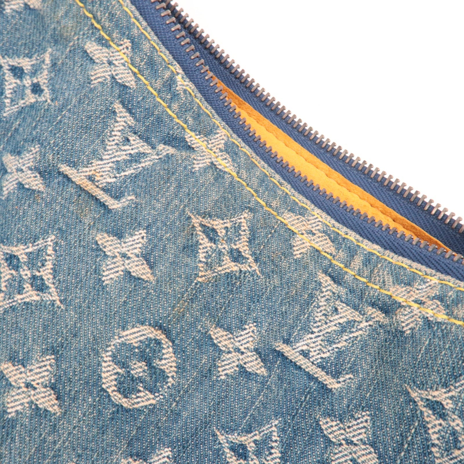 Louis Vuitton Monogram Denim Baggy GM Shoulder Bag M95048 SR1015 *Long strap, Dust bag