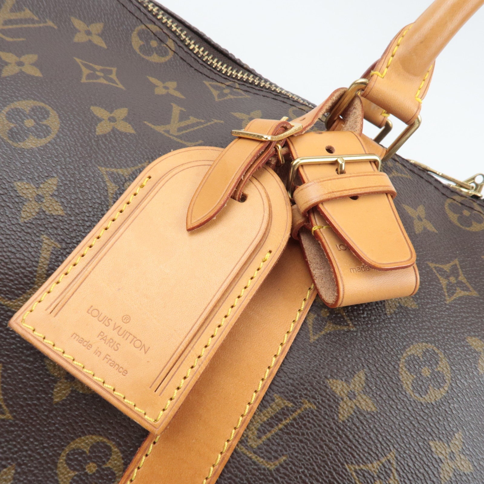 Louis Vuitton Monogram Keepall Bandouliere 45 Travel Bag M41418 TH0924 *Strap, Name tag, Poignet
