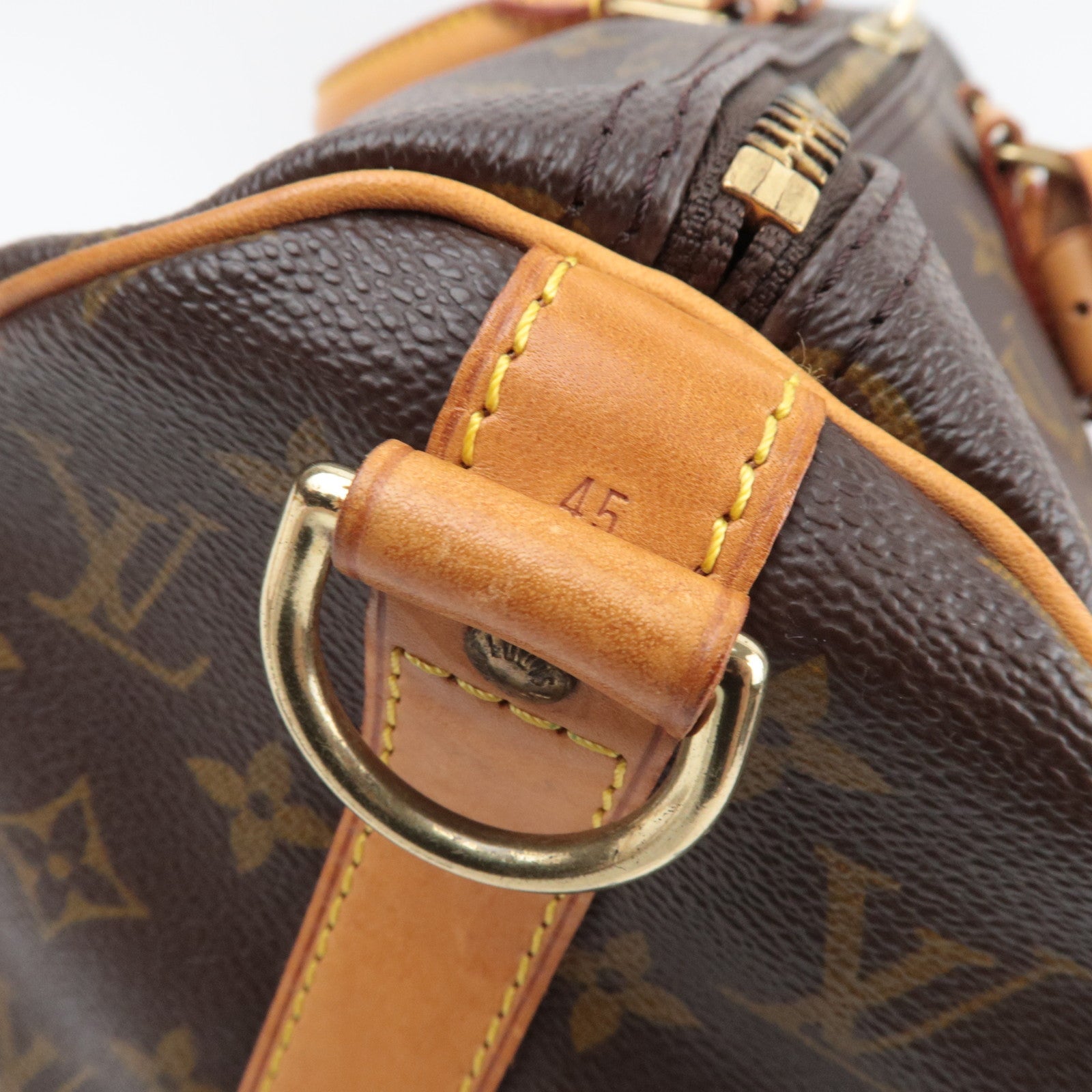 Louis Vuitton Monogram Keepall Bandouliere 45 Travel Bag M41418 TH0924 *Strap, Name tag, Poignet