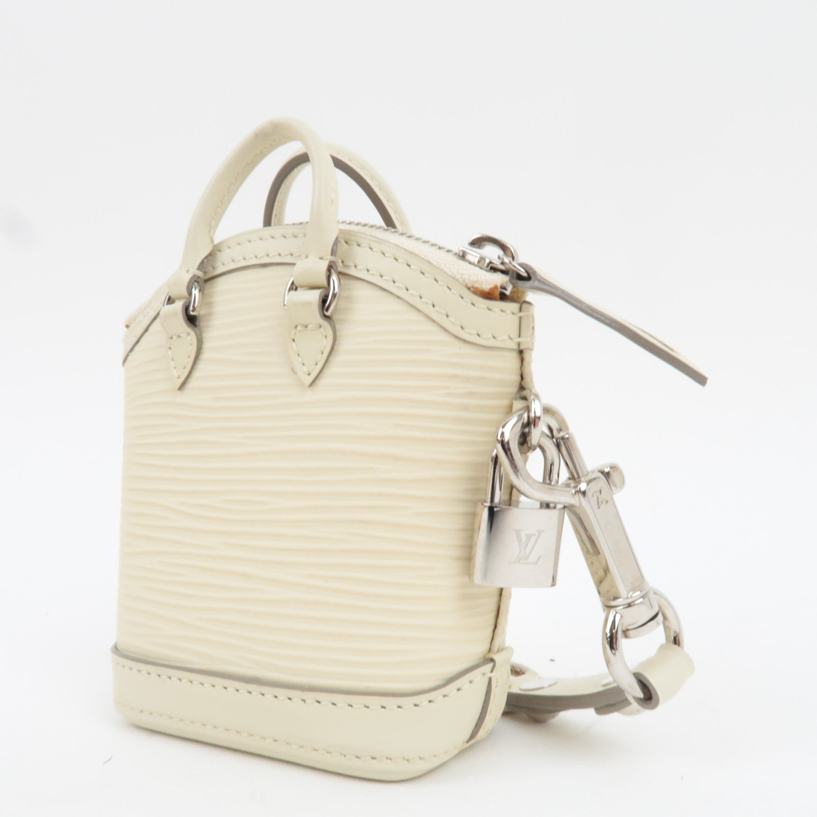 Louis Vuitton Epi Mini Lockit Bag Charm Yvoire M6001J *Dust bag, Clip