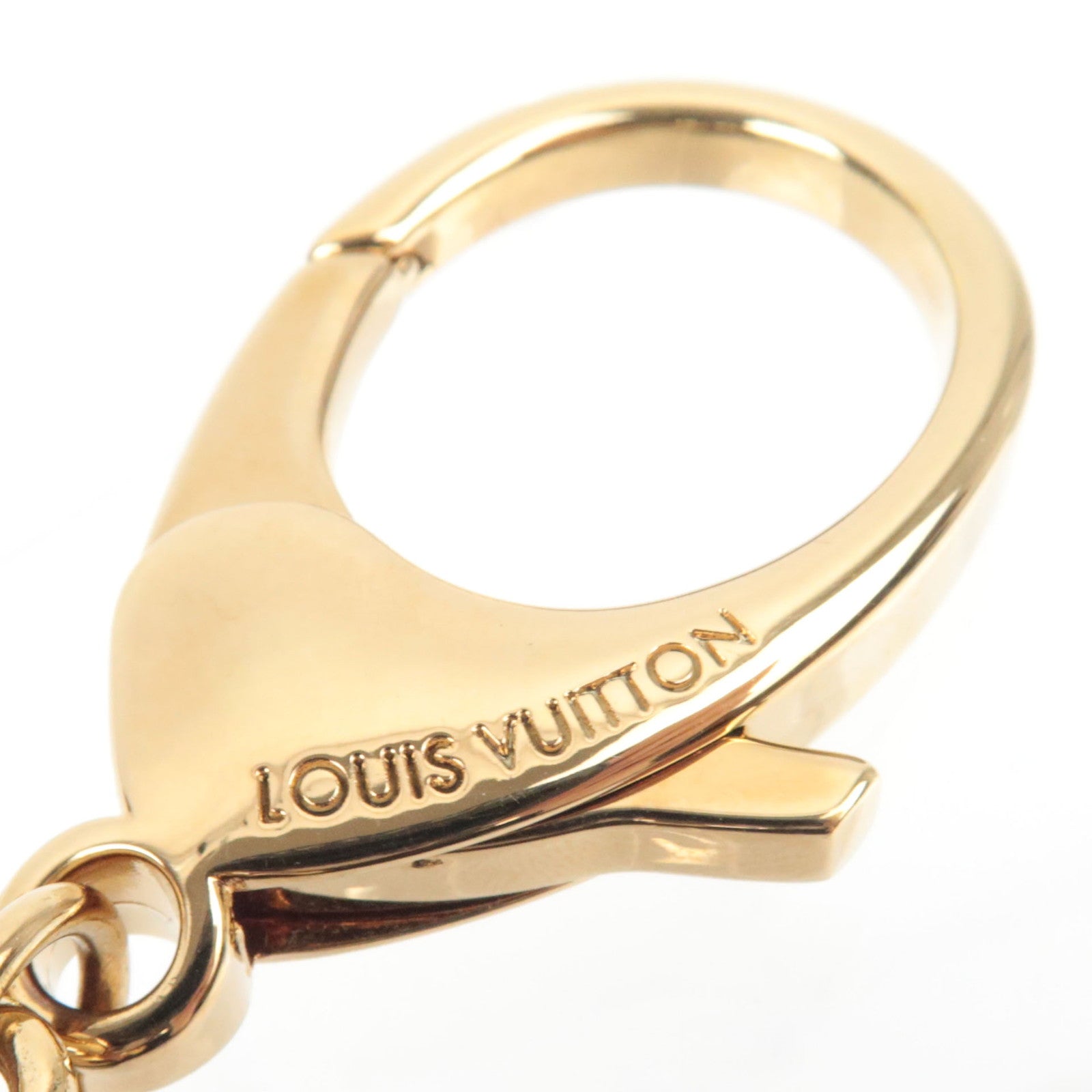 Louis Vuitton Bijoux Sac Animania Lapin Bag Charm Metal Gold Red M66129 CP1019 *Dust bag