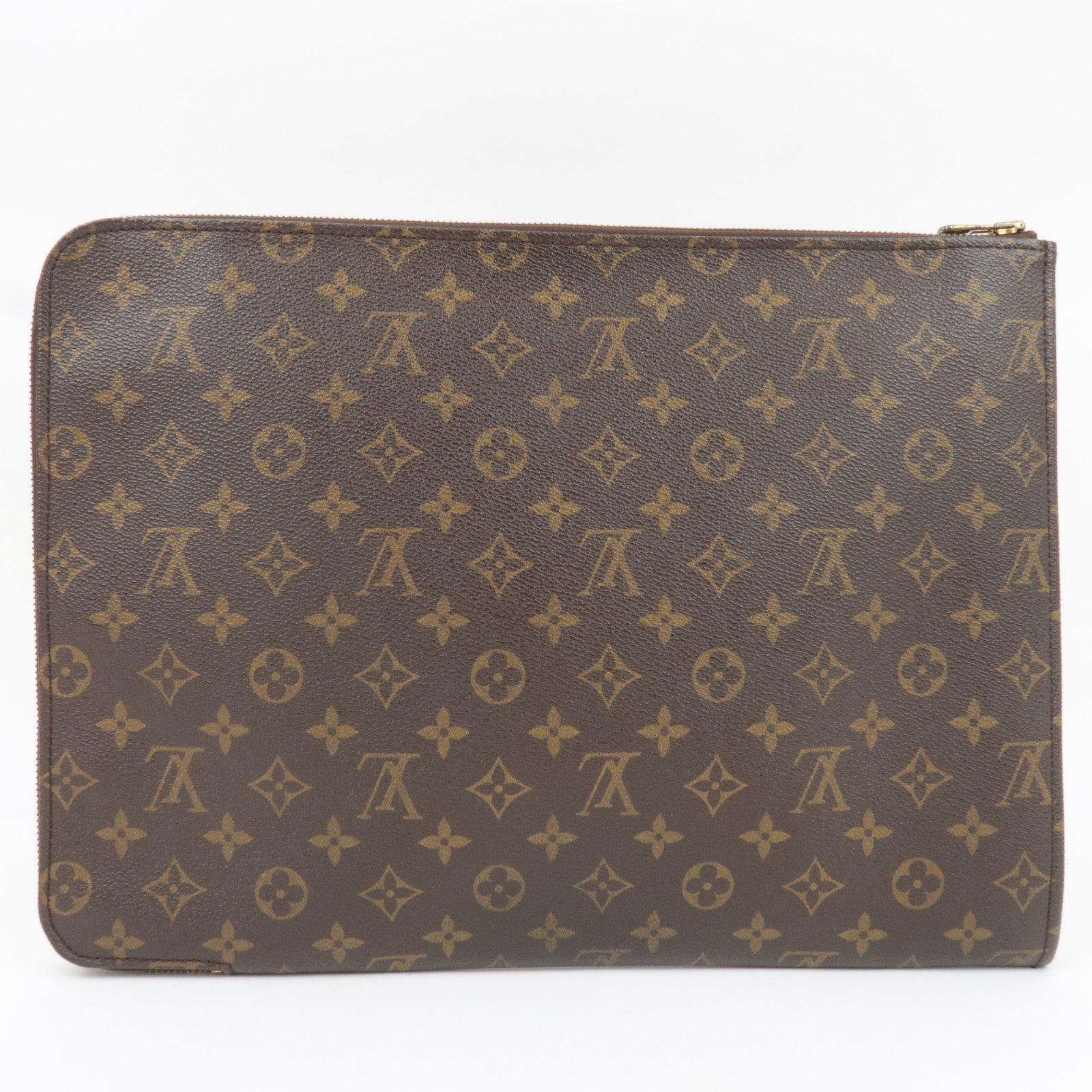 Louis Vuitton Monogram Poche Documents Clutch Bag M53456 882TH