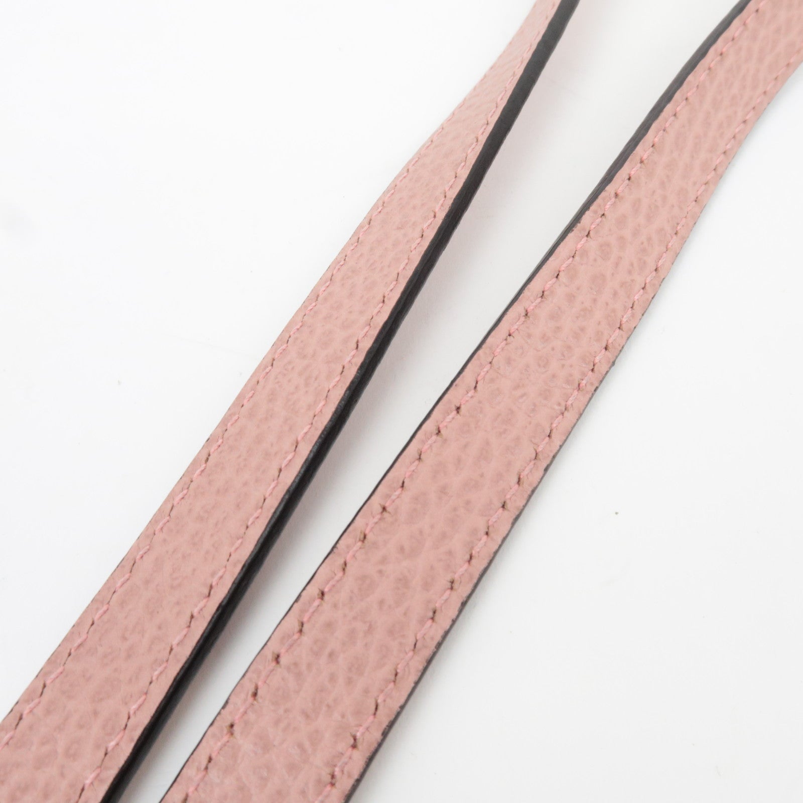 GUCCI Shoulder Bag GG Canvas Leather Beige Pink 449413