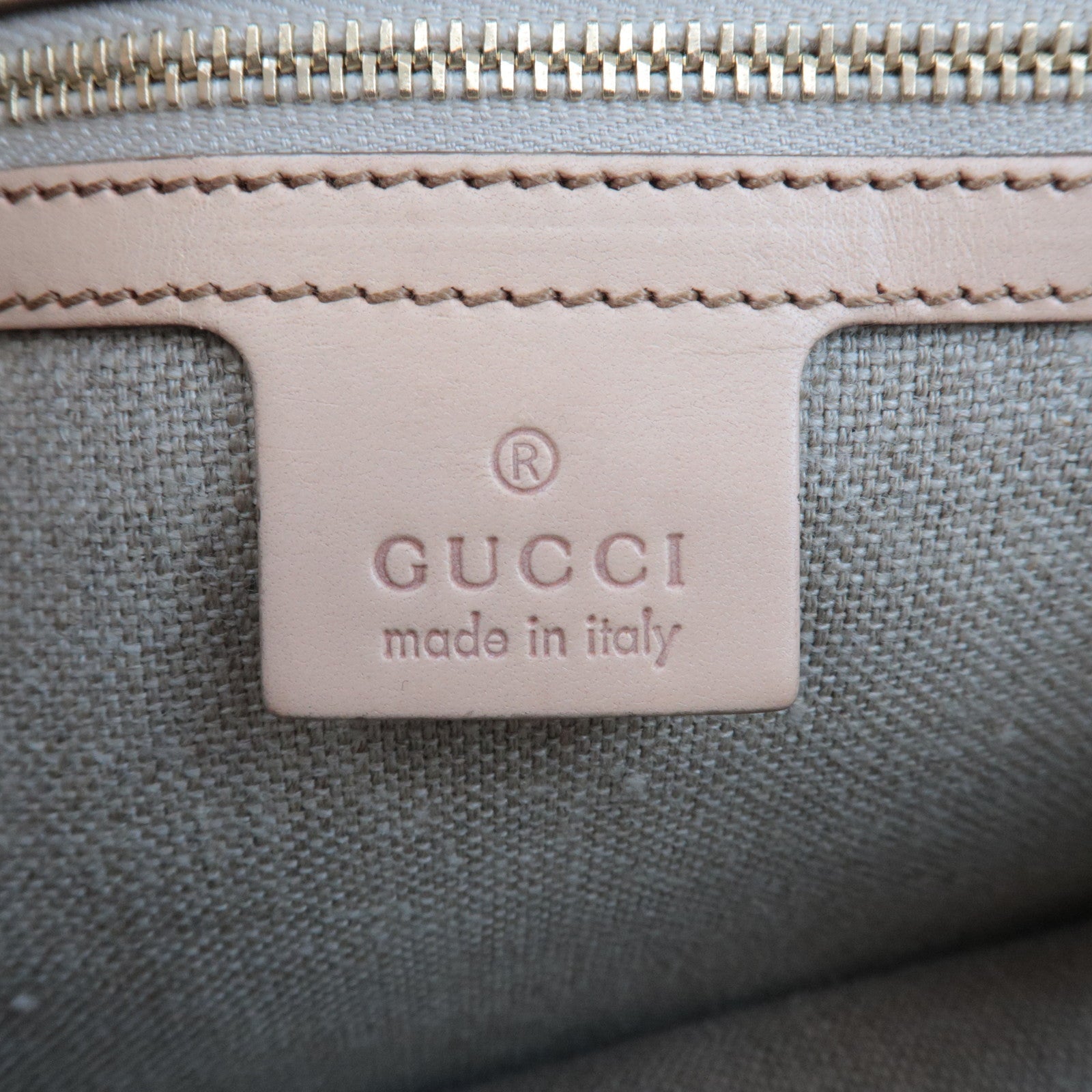 GUCCI New Jackie Flora One Shoulder Bag Canvas Leather Ivory Beige 137335