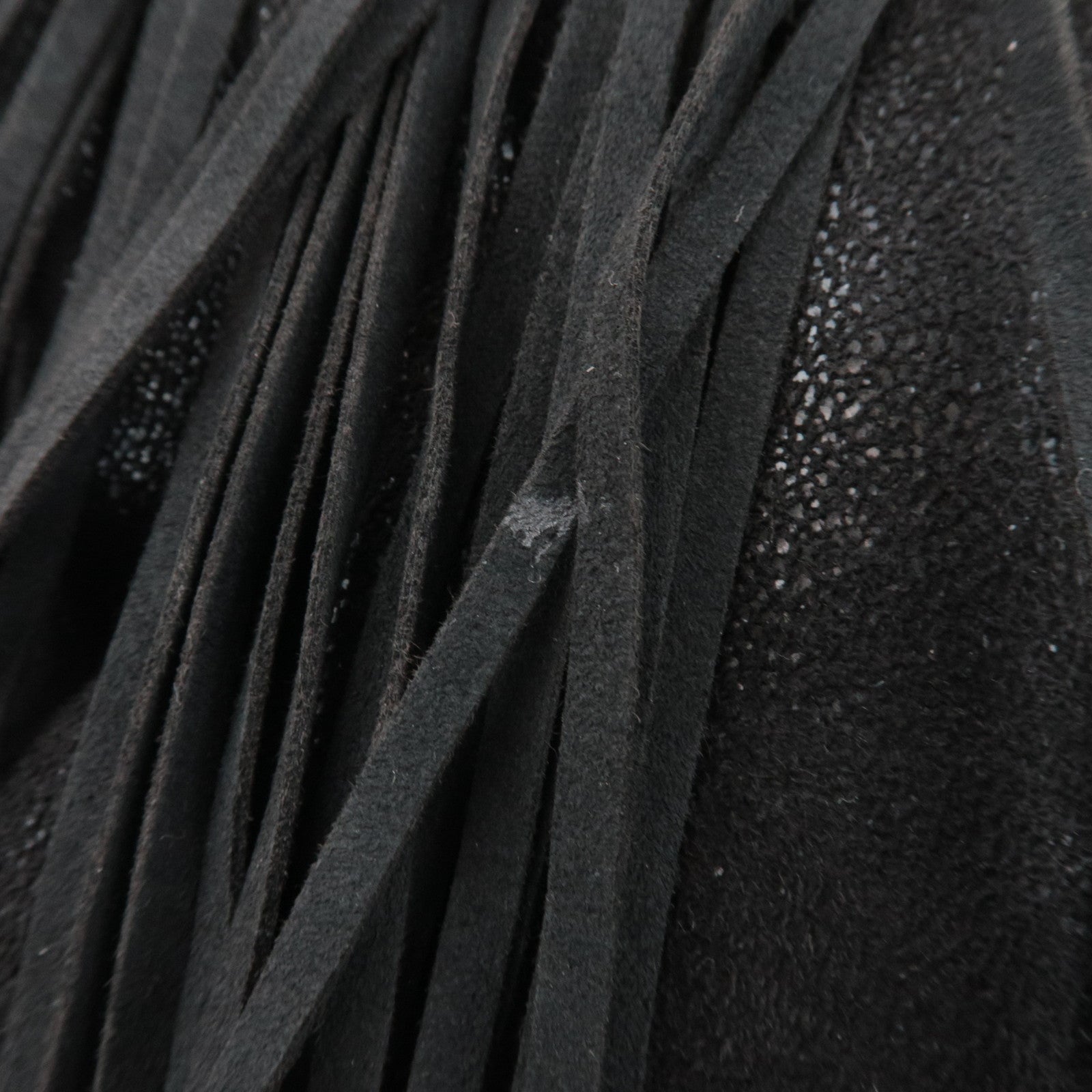 Stella McCartney Falabella Fringe Chain Tote Bag Black *Dust bag