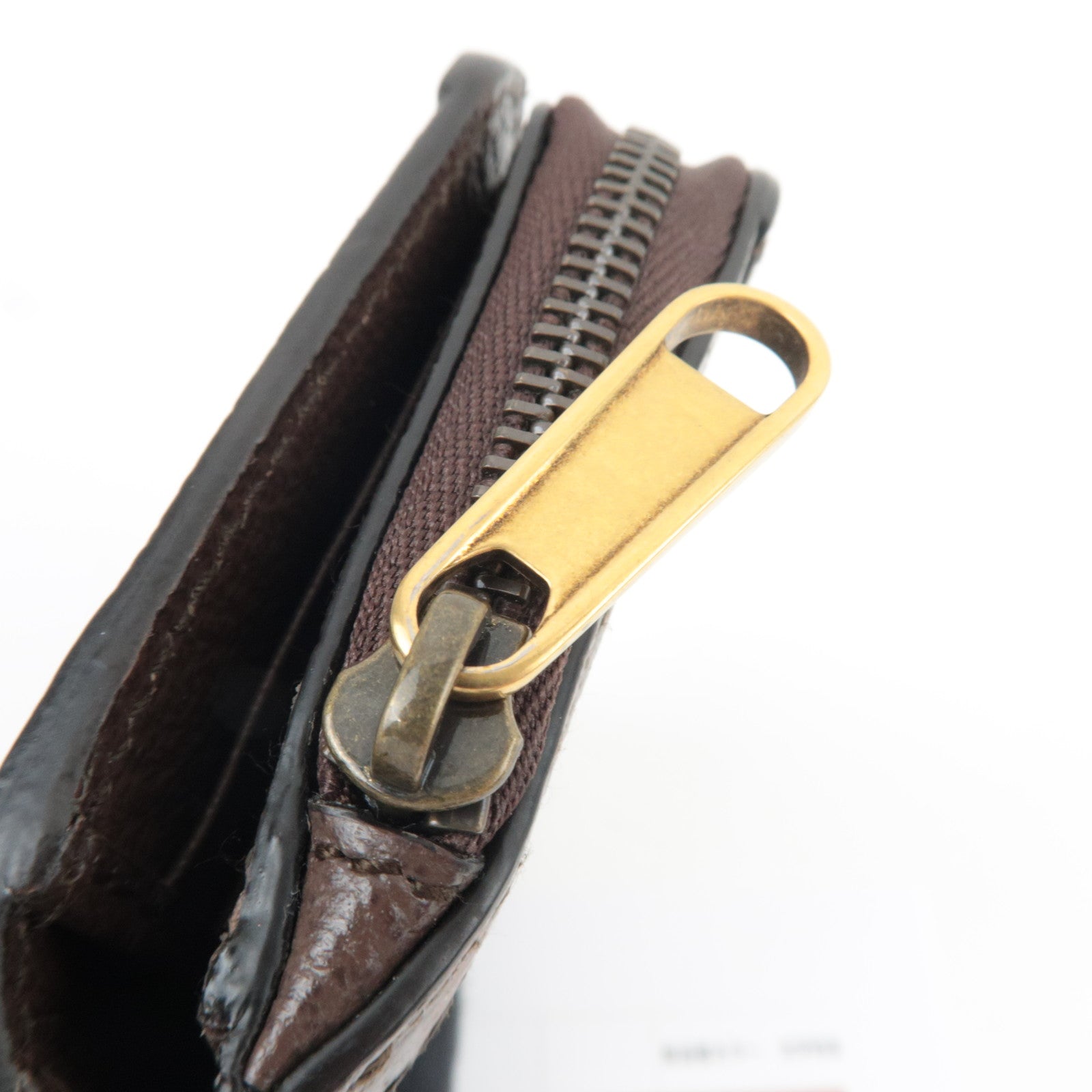 GUCCI Sherry Ophidia Card and Coin Case GG Supreme Leather Beige Brown 699353