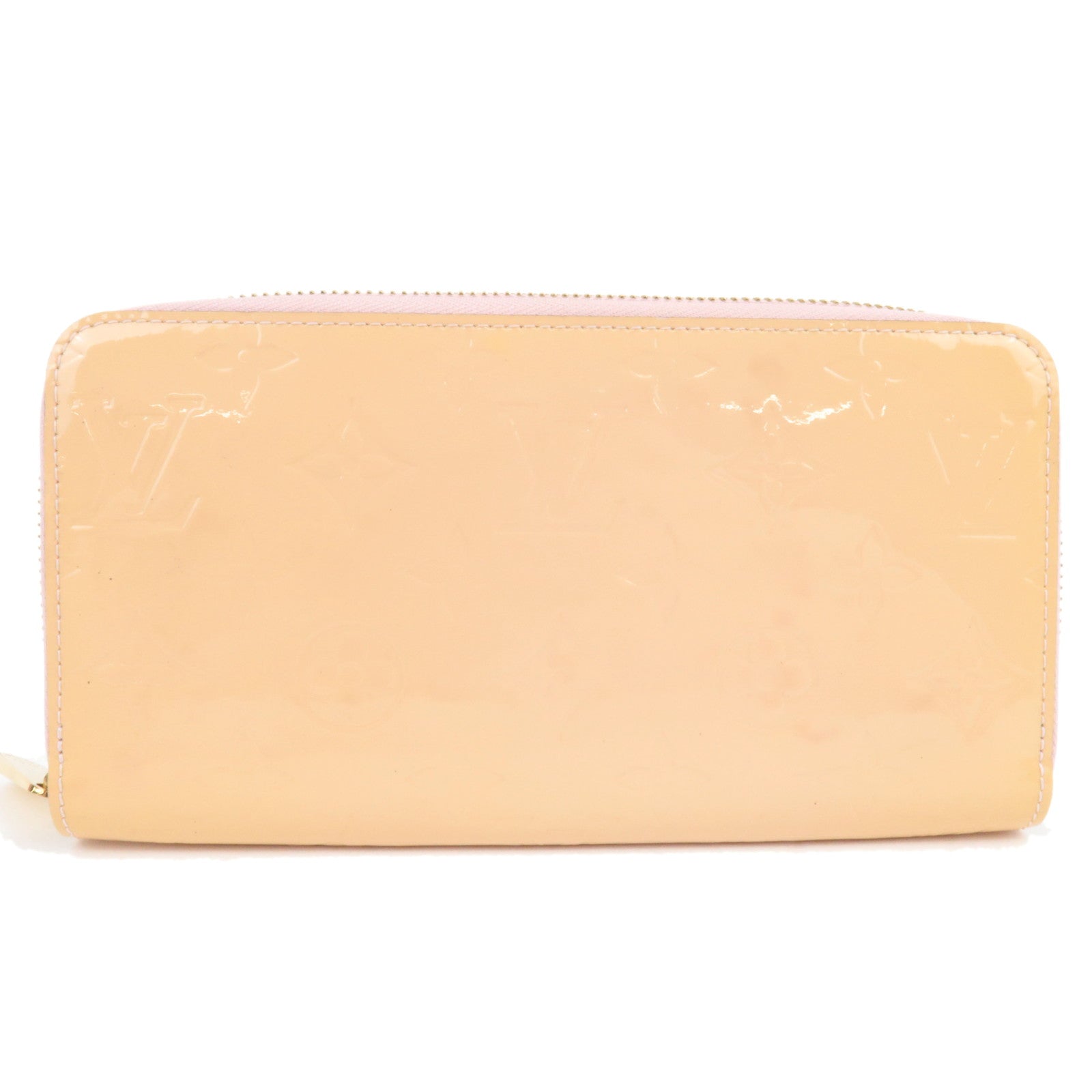 Louis Vuitton Monogram Vernis Zippy Long Wallet Rose Angelique M90076 CA212579727