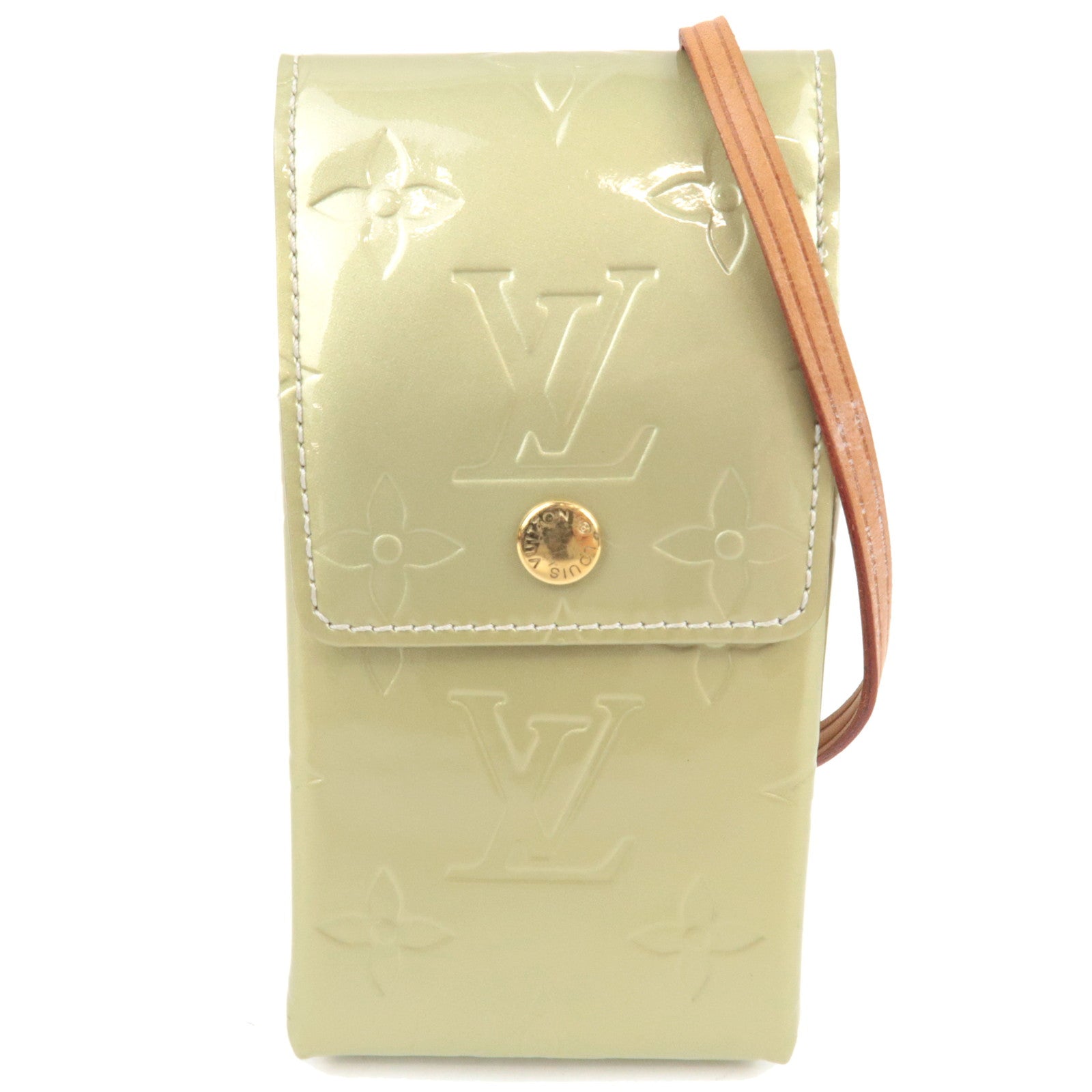 Louis Vuitton Monogram Vernis Cigarette Case Mini Pouch Gris M91050 TH001079731