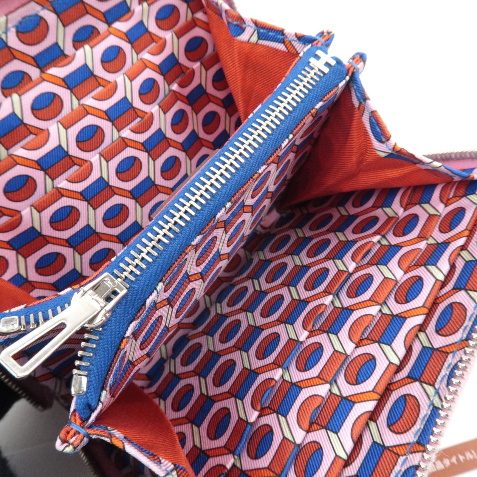 HERMES Azap Silkin Compact Wallet Veau Epsom Pink Z STAMP (2021) *Box