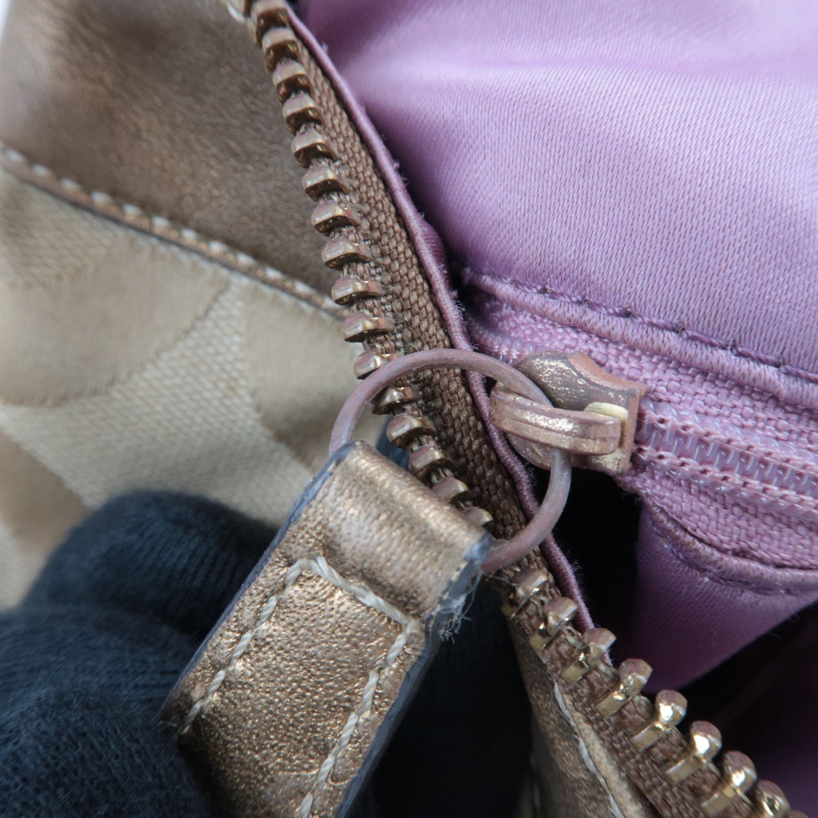 COACH Set of 3 Shoulder Bag Tote Bag Canvas Leather Black Beige Brown